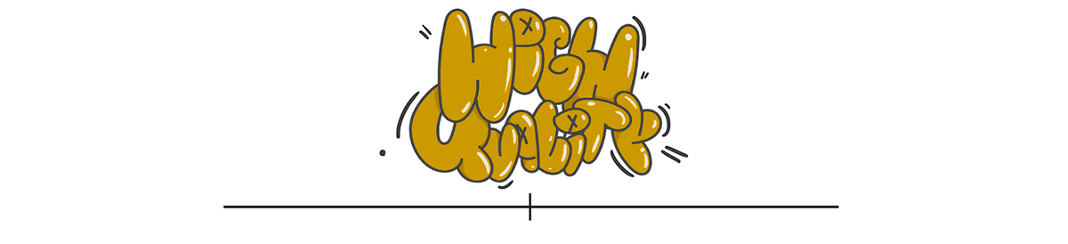 HIGH QUALITY - OLD SCHOOL  (АФИША) — Изображение №1 — Брендинг, Графика на Dprofile