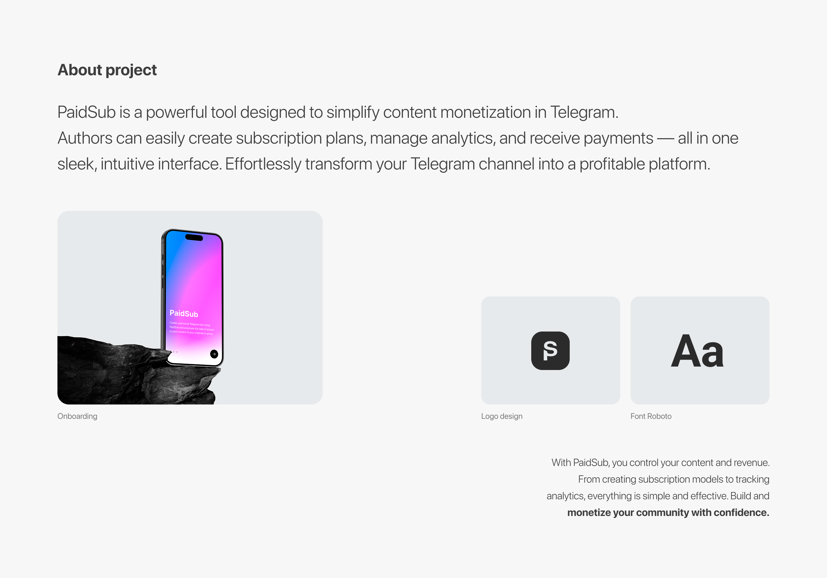 PaidSub – UX/UI design — Изображение №2 — Интерфейсы на Dprofile