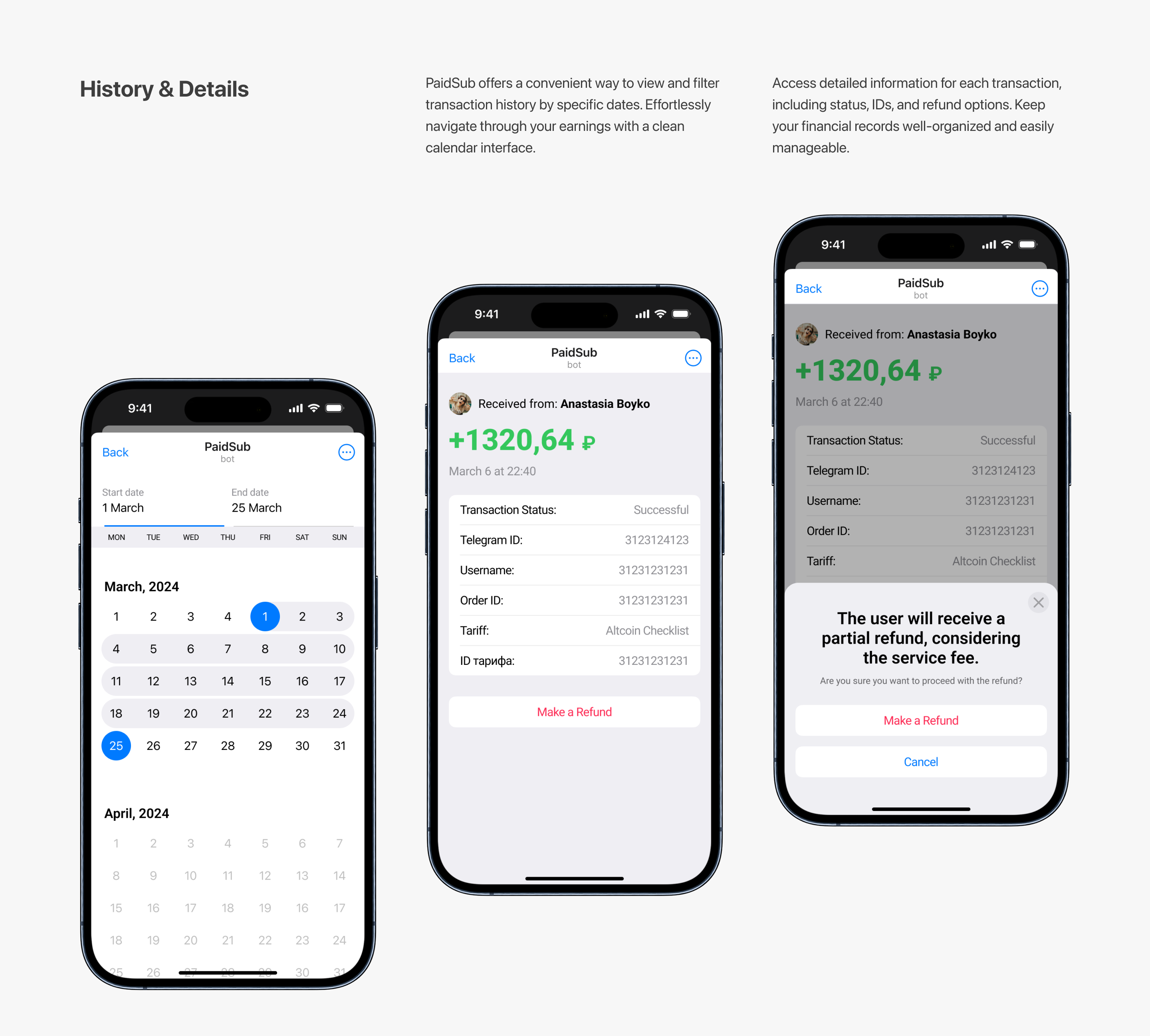 PaidSub – UX/UI design — Изображение №10 — Интерфейсы на Dprofile
