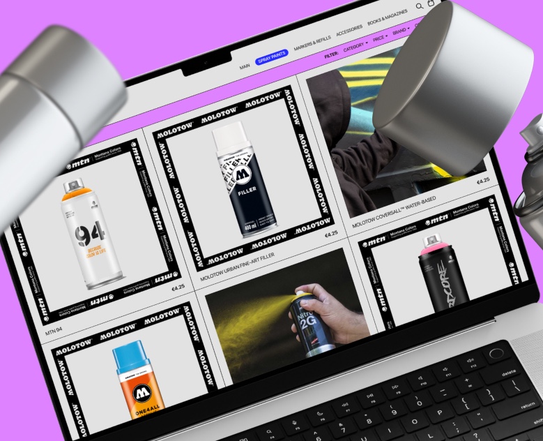 Graffiti Shop (redesign 2022) — Интерфейсы на Dprofile