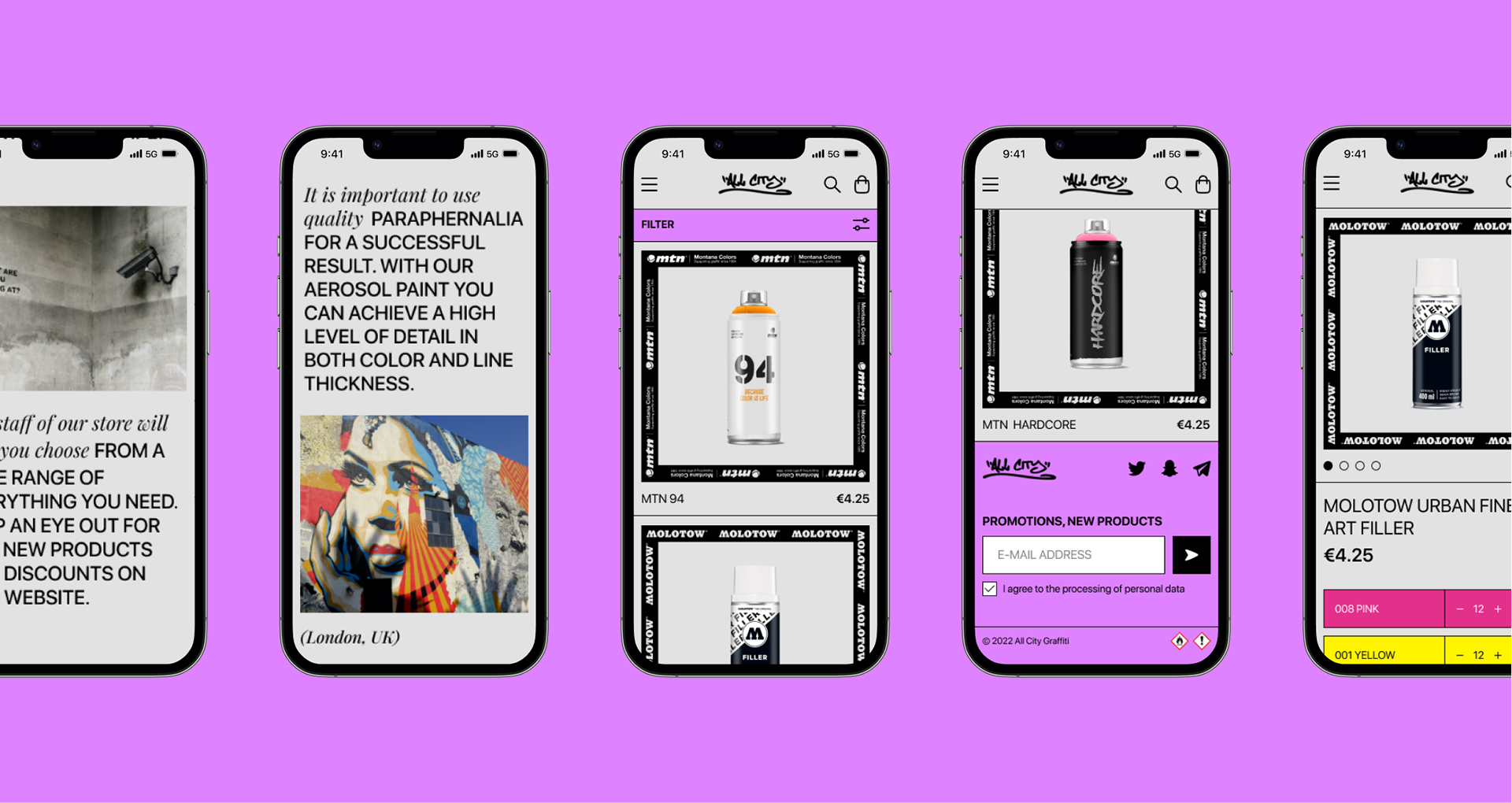 Graffiti Shop (redesign 2022) — Изображение №9 — Интерфейсы на Dprofile