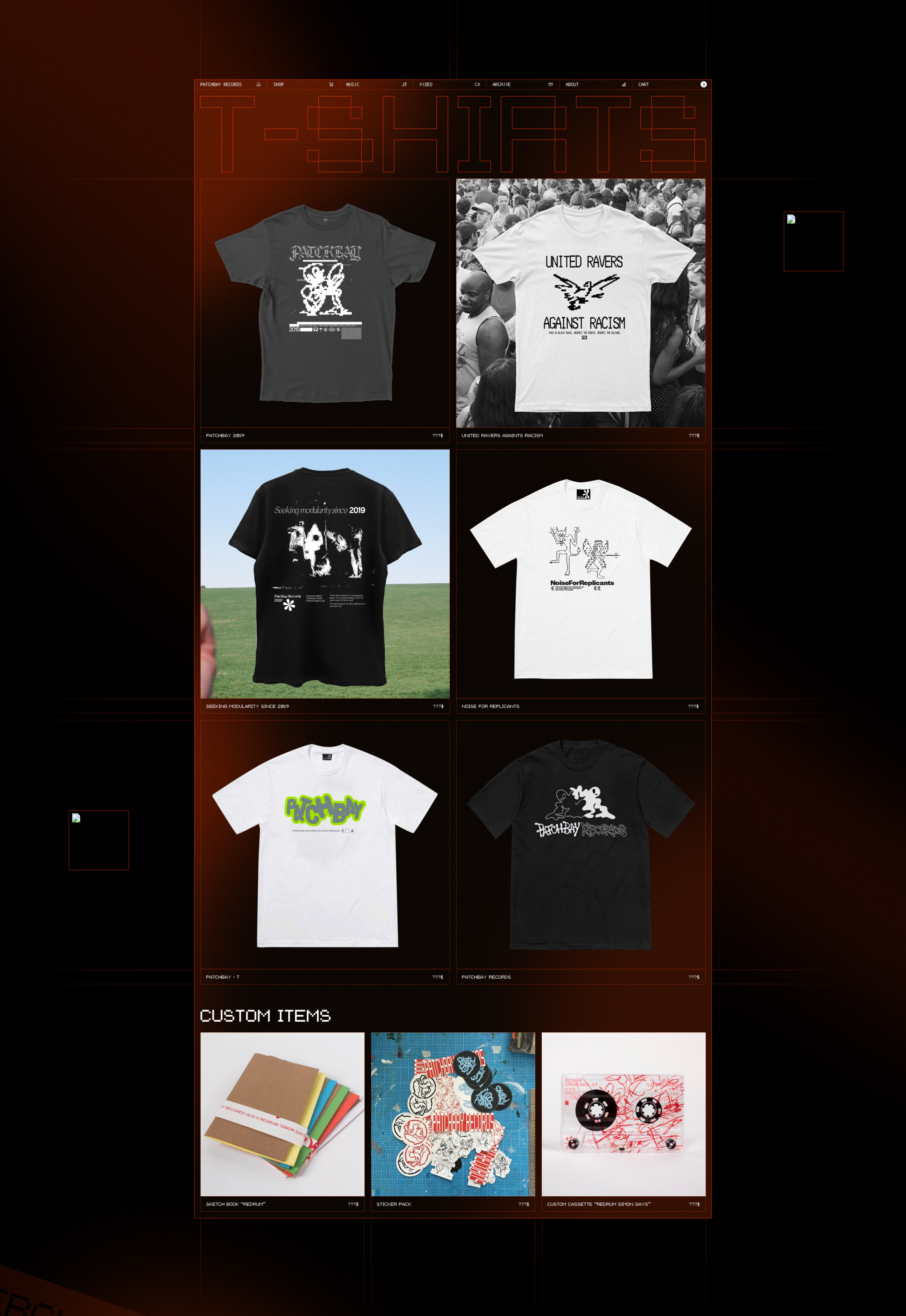 Patchbay Records (Corporate website UX/UI) — Изображение №6 — Интерфейсы на Dprofile