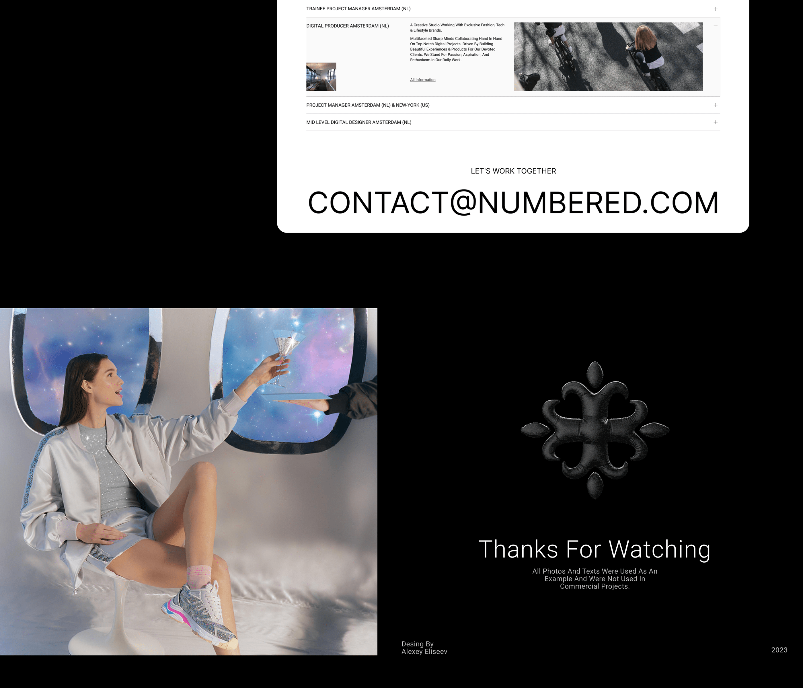 NUMBERED | Studio website — Изображение №9 — Интерфейсы на Dprofile