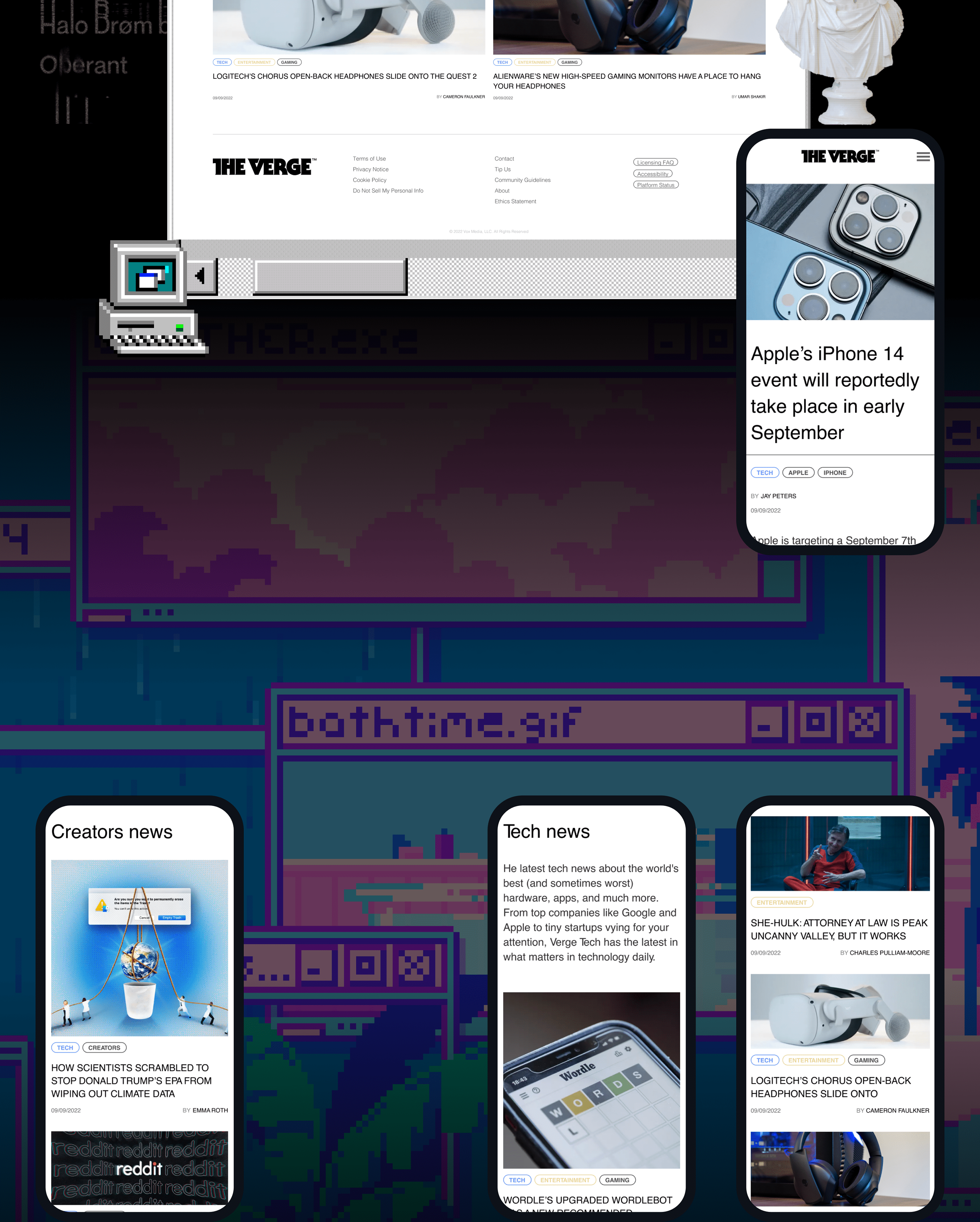 THE VERGE | News website redesign — Изображение №4 — Интерфейсы на Dprofile