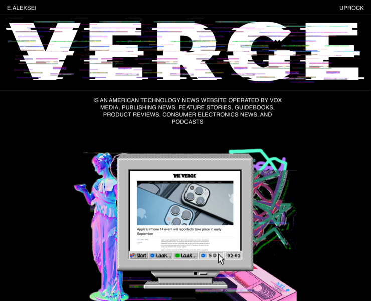 THE VERGE | News website redesign — Интерфейсы на Dprofile