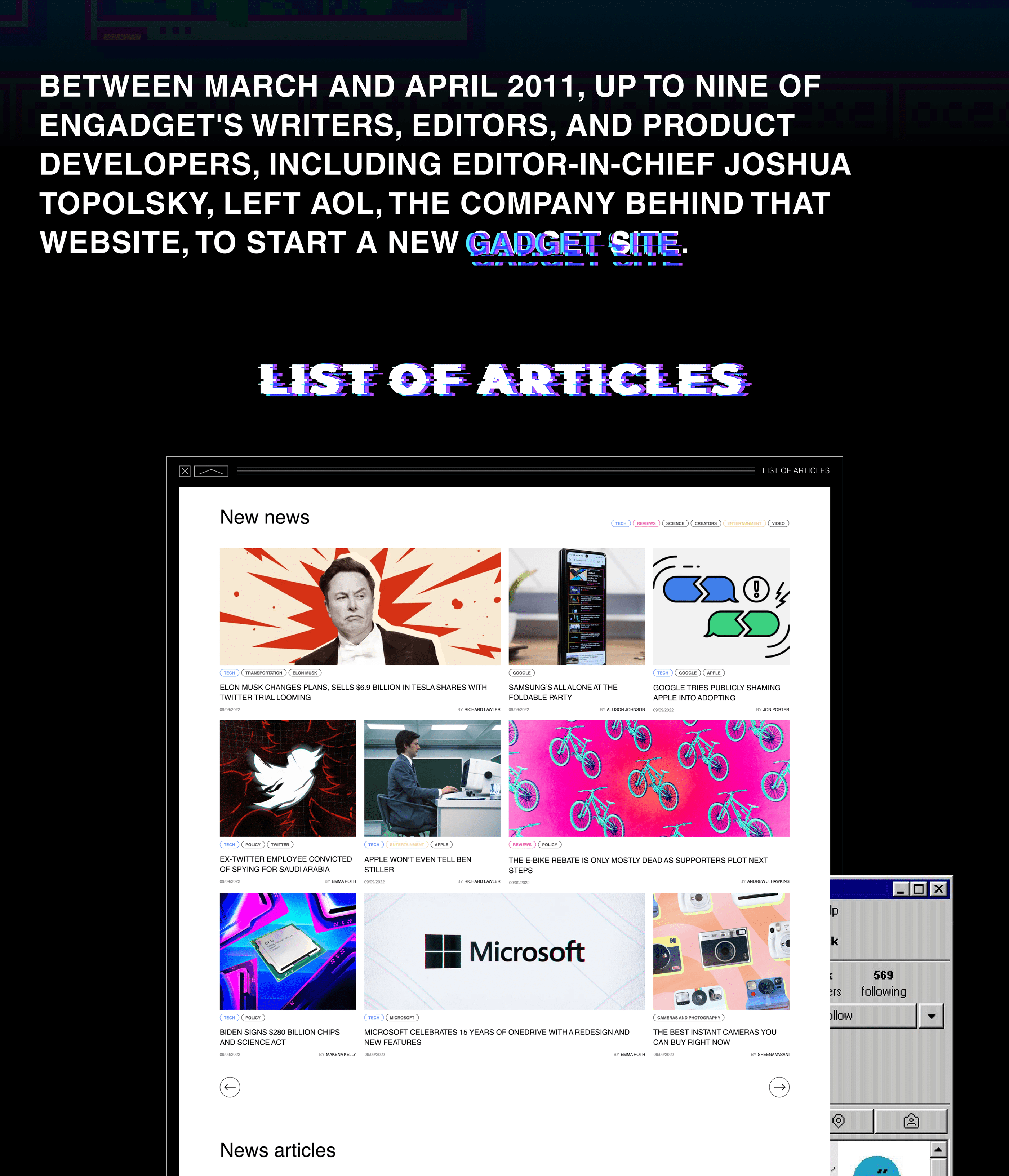 THE VERGE | News website redesign — Изображение №5 — Интерфейсы на Dprofile