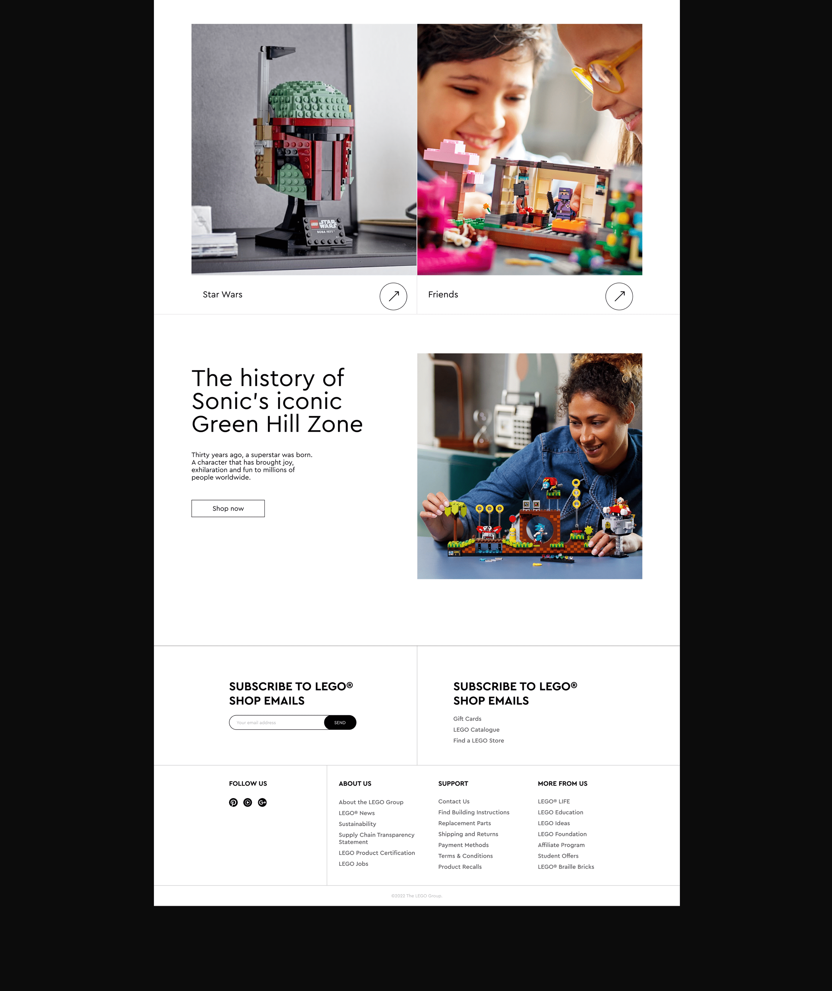 LEGO | E-commerce redesign — Изображение №3 — Интерфейсы на Dprofile