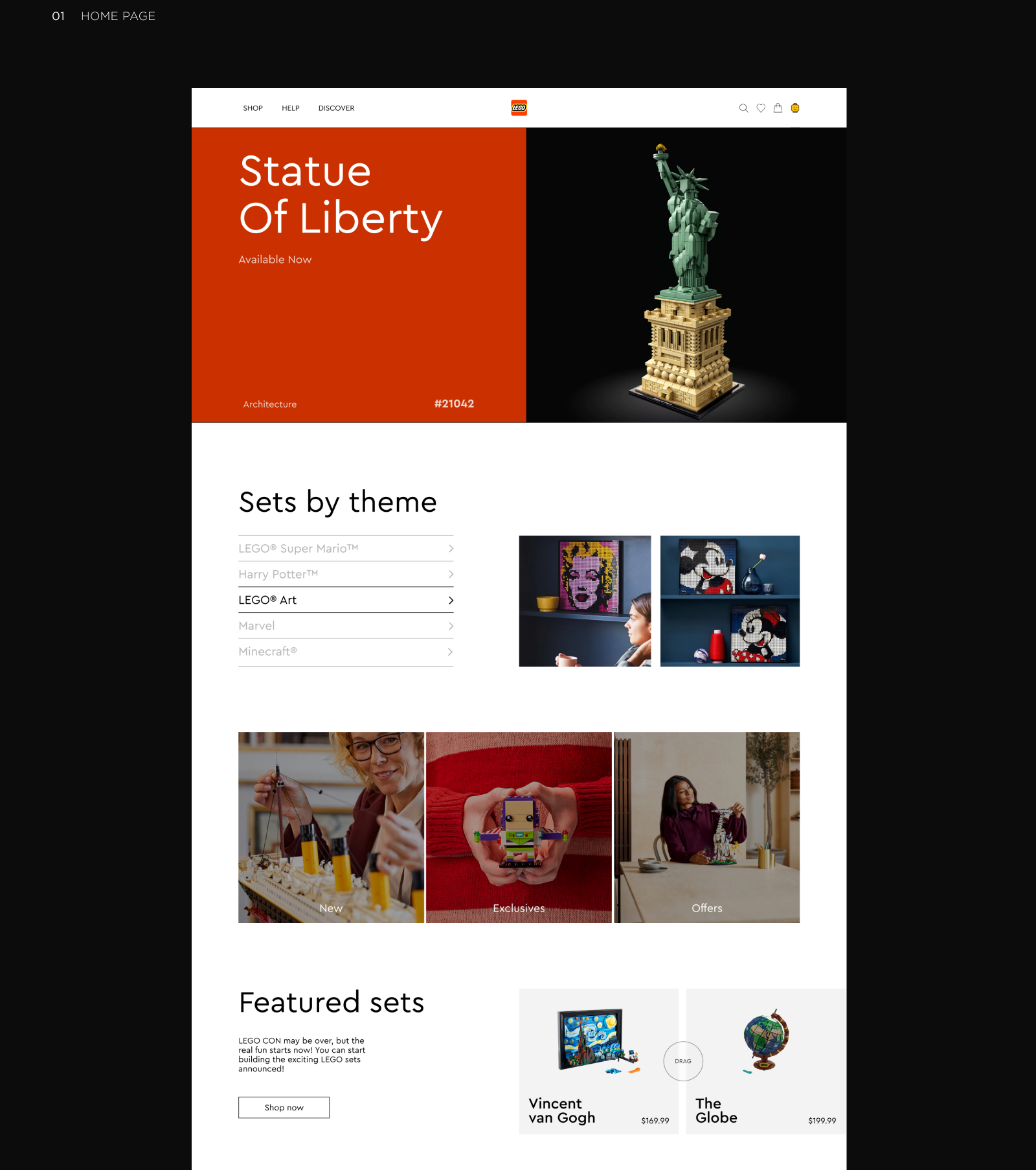 LEGO | E-commerce redesign — Изображение №2 — Интерфейсы на Dprofile