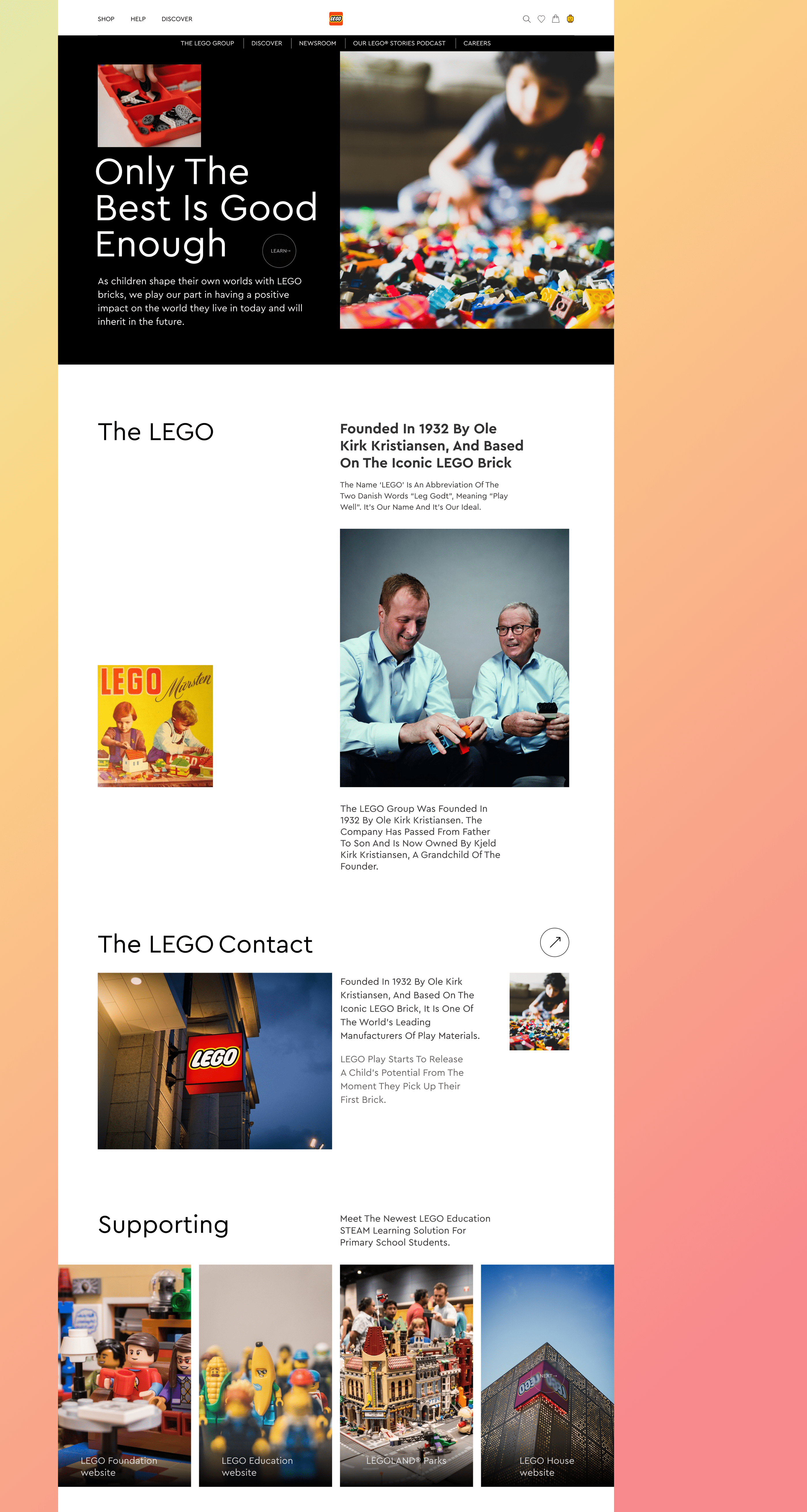 LEGO | E-commerce redesign — Изображение №7 — Интерфейсы на Dprofile