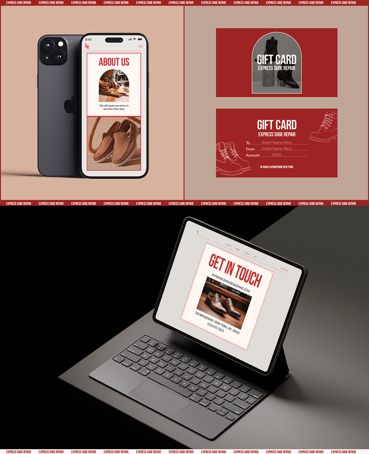 Best Shoe Repair — Изображение №12 — Интерфейсы на Dprofile