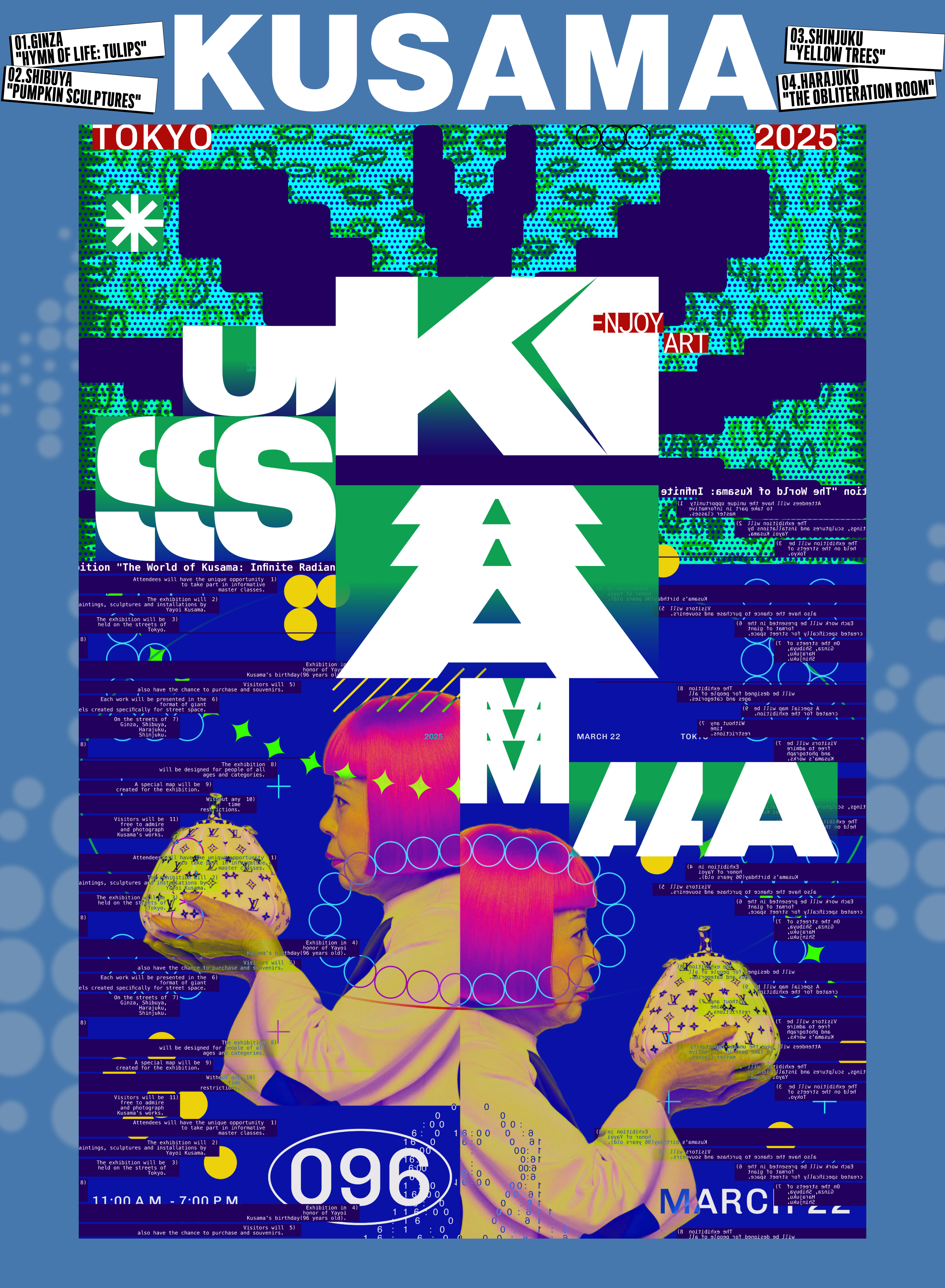 POSTERS COLLECTION | KUSAMA, THE WEEKND — Изображение №2 — Графика на Dprofile