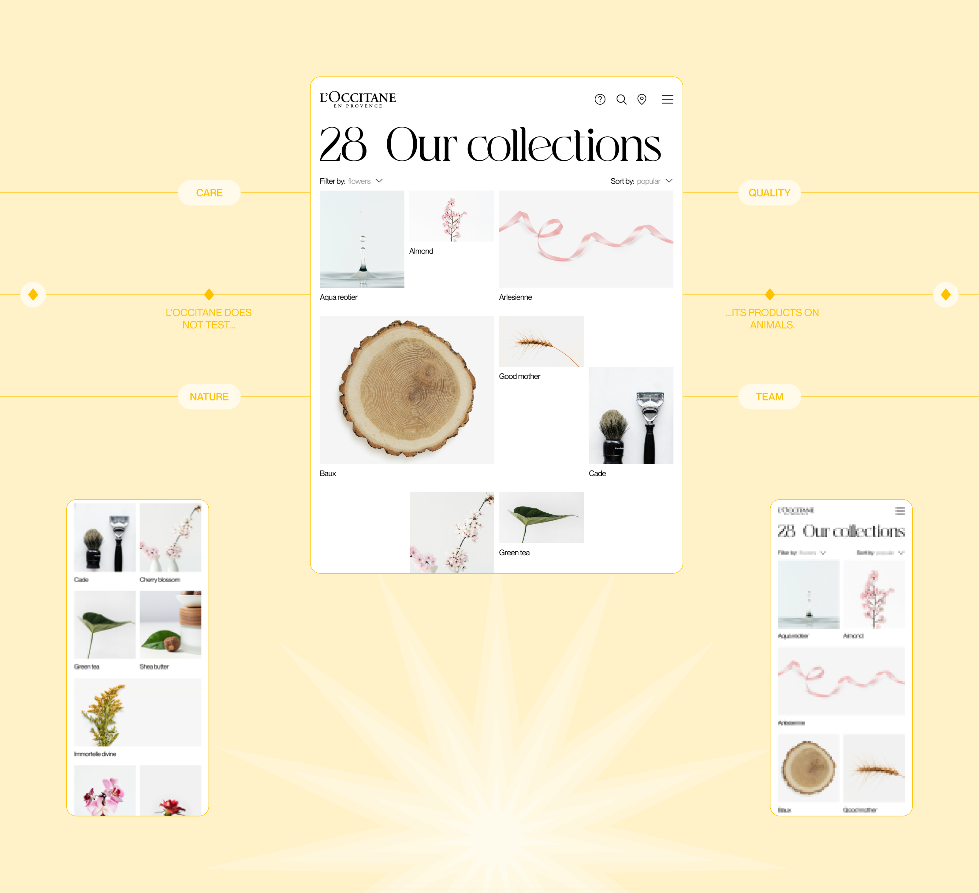 L'Occitane | Редизайн | Корпоративный сайт — Изображение №5 — Интерфейсы на Dprofile