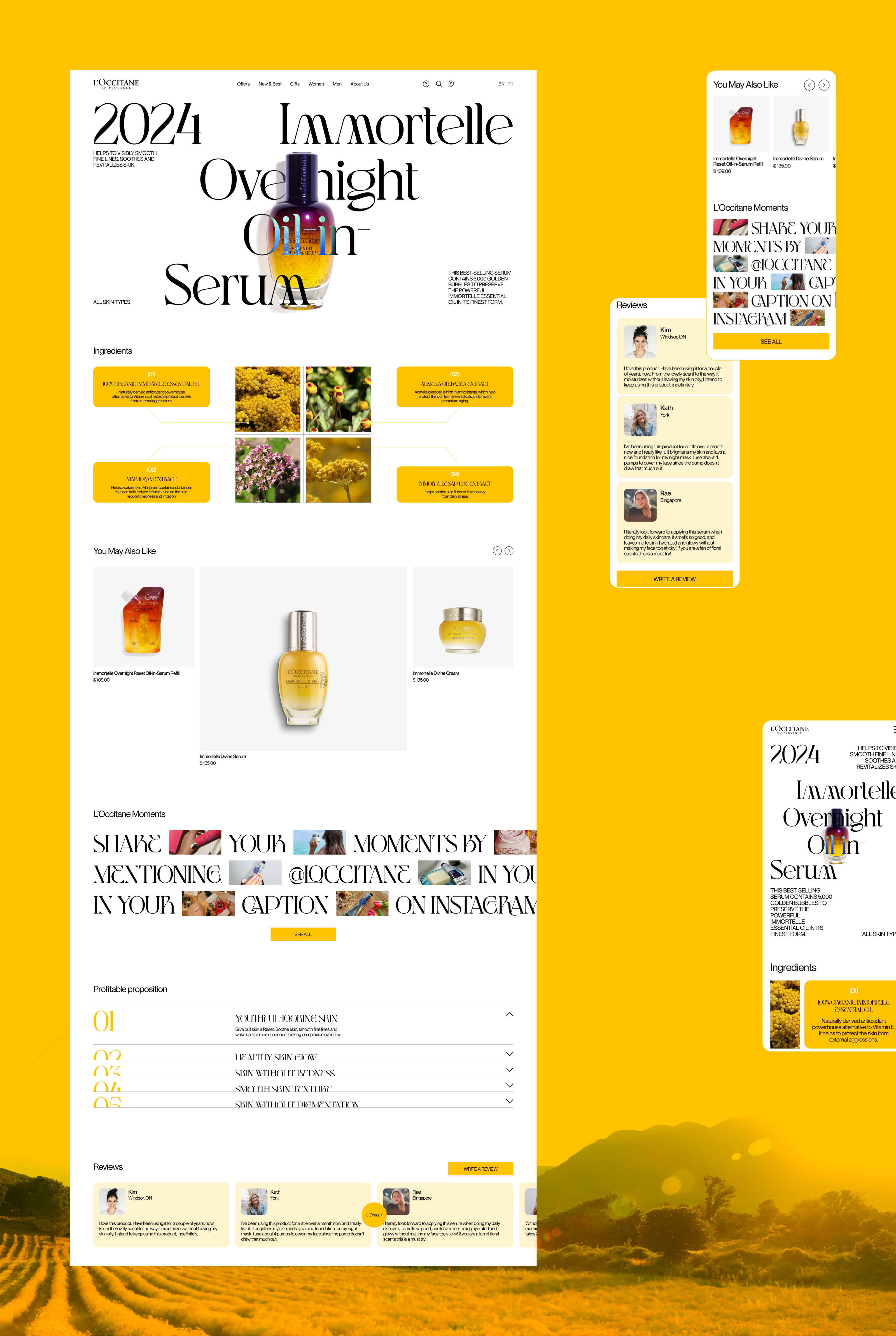 L'Occitane | Редизайн | Корпоративный сайт — Изображение №7 — Интерфейсы на Dprofile