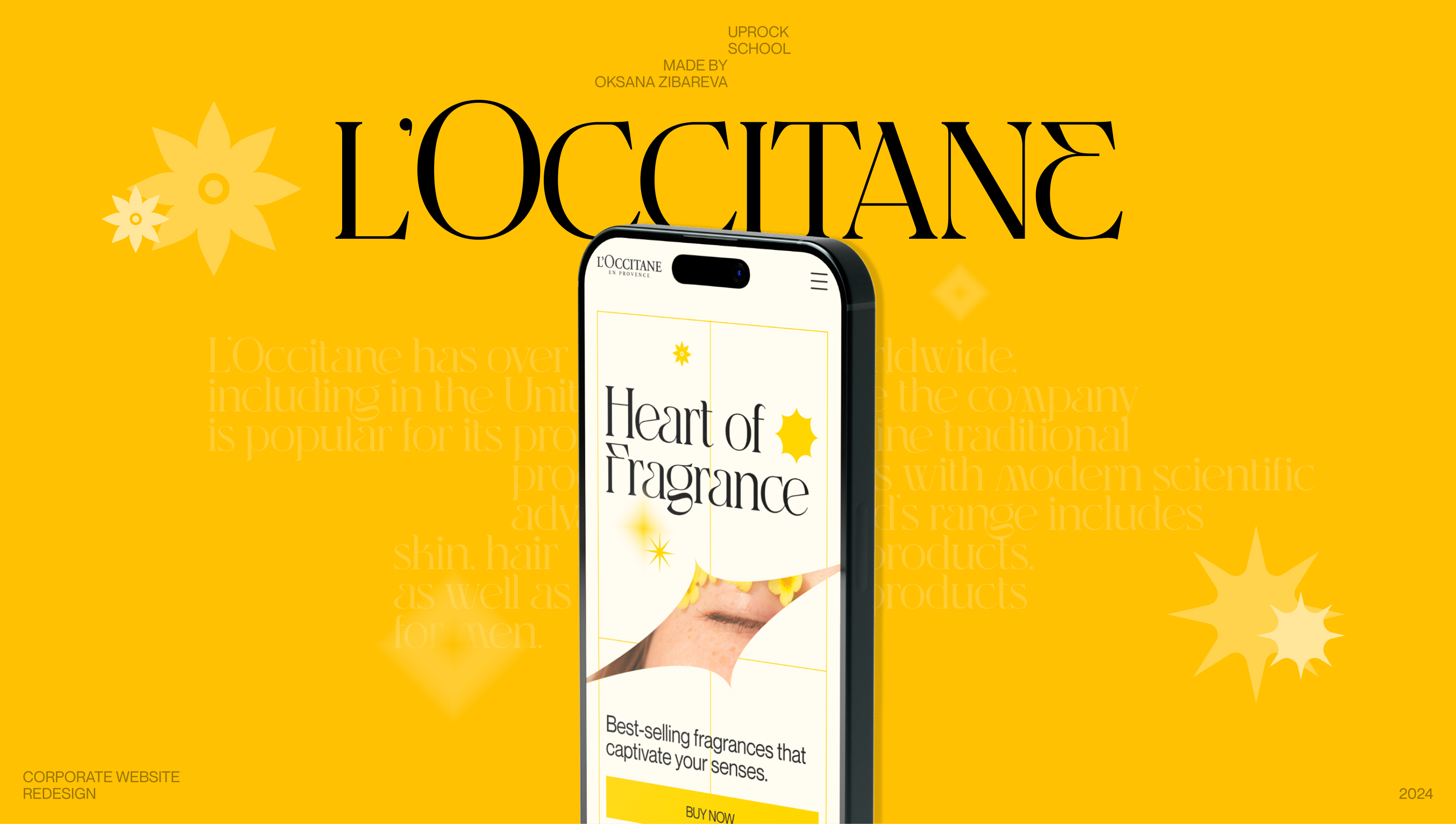 L'Occitane | Редизайн | Корпоративный сайт — Изображение №1 — Интерфейсы на Dprofile