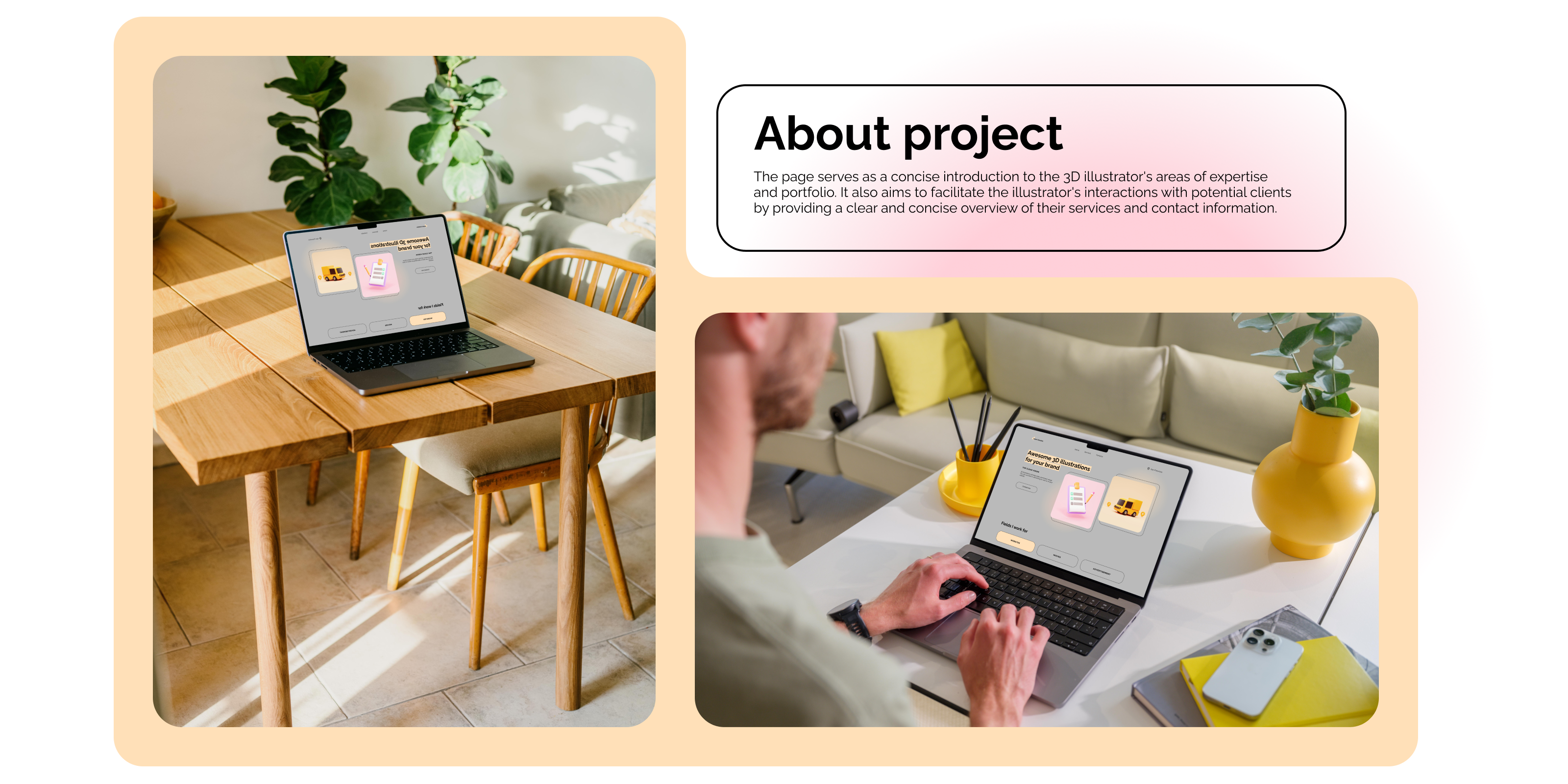 Landing page for creator — Изображение №2 — Интерфейсы на Dprofile