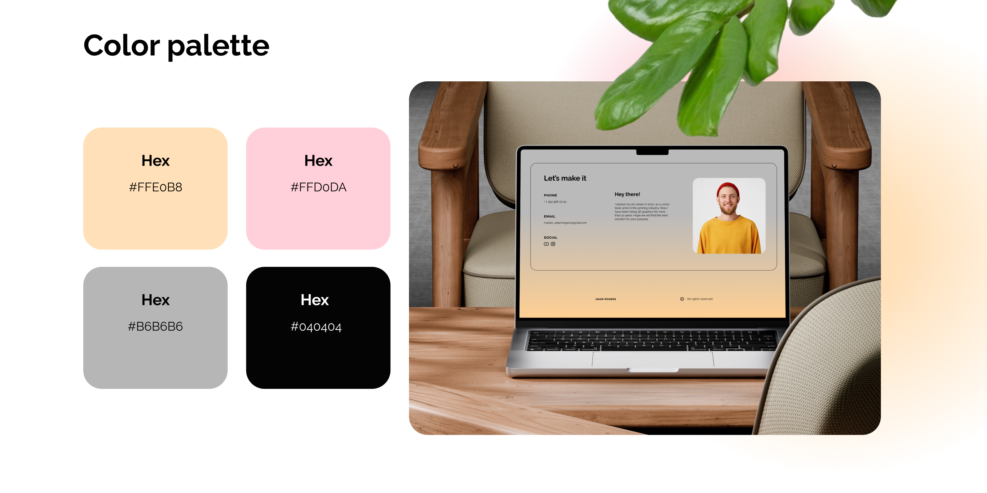 Landing page for creator — Изображение №5 — Интерфейсы на Dprofile