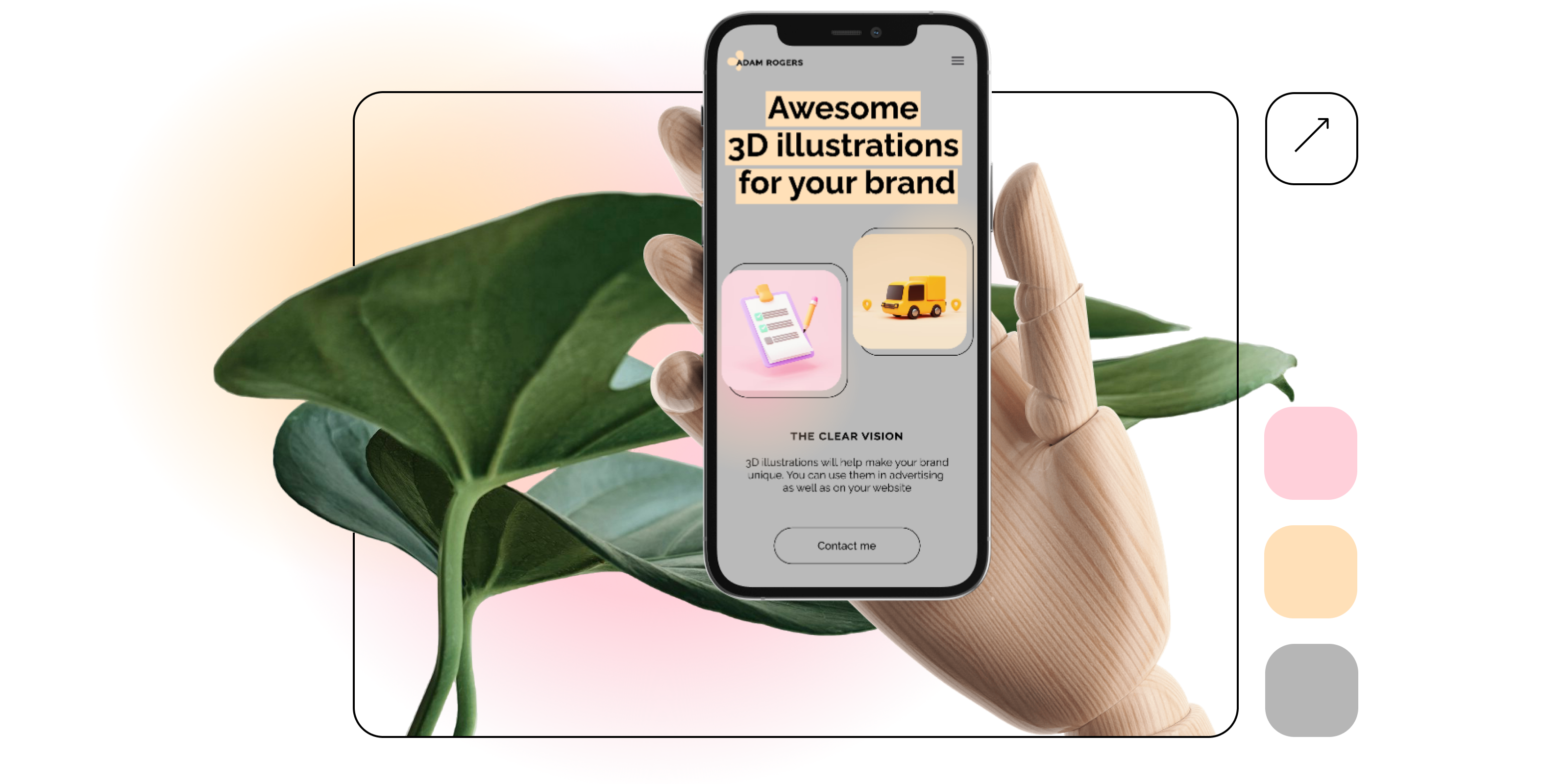 Landing page for creator — Изображение №6 — Интерфейсы на Dprofile
