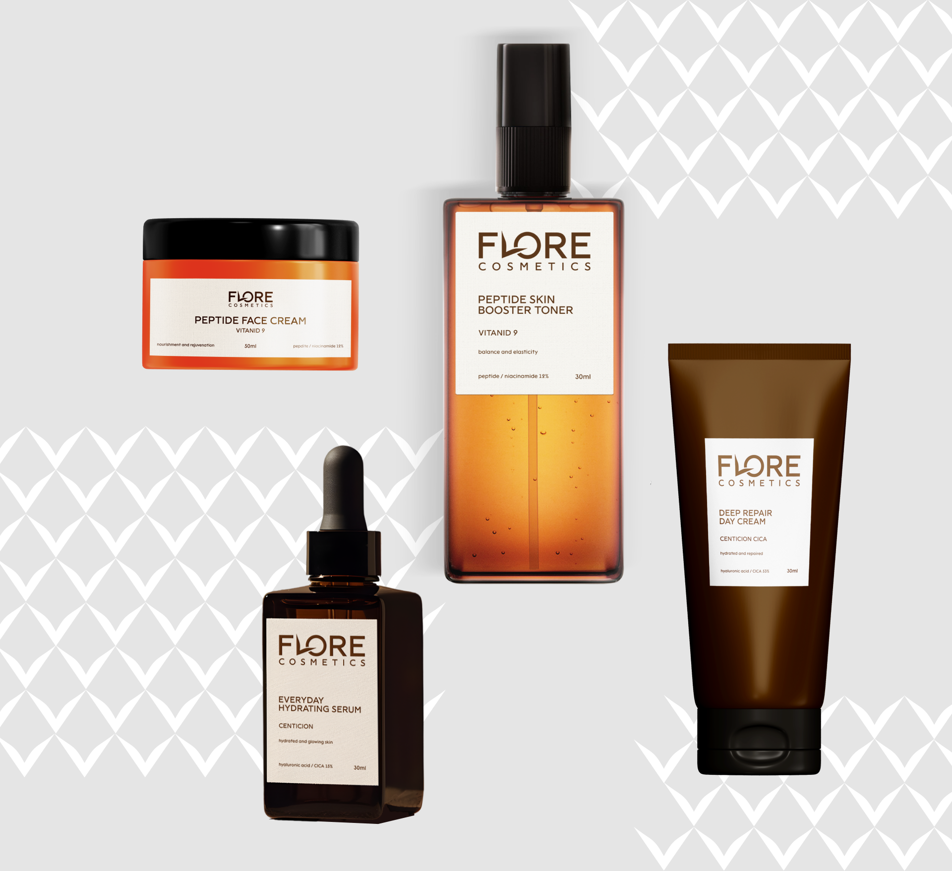 FLORE cosmetic | Brand identity — Изображение №7 — Брендинг на Dprofile