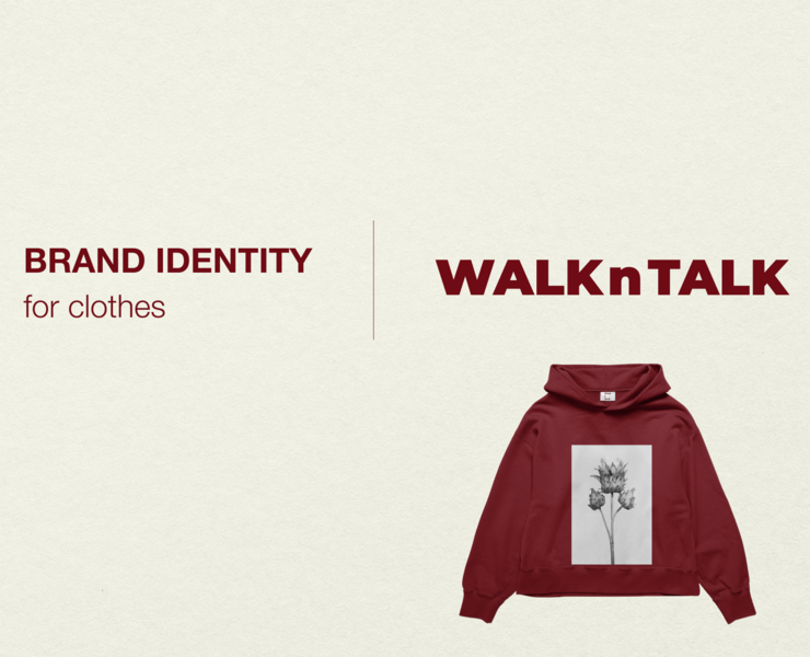 Clothes' brand identity | WALKnTalk — Графика на Dprofile