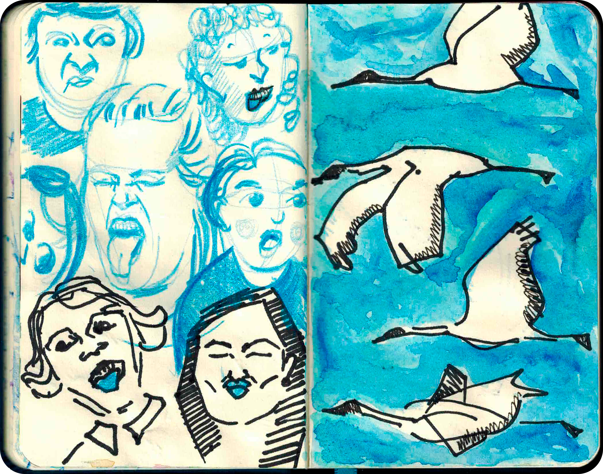 Скетчбук март-июнь 24 — Изображение №8 — Иллюстрация на Dprofile