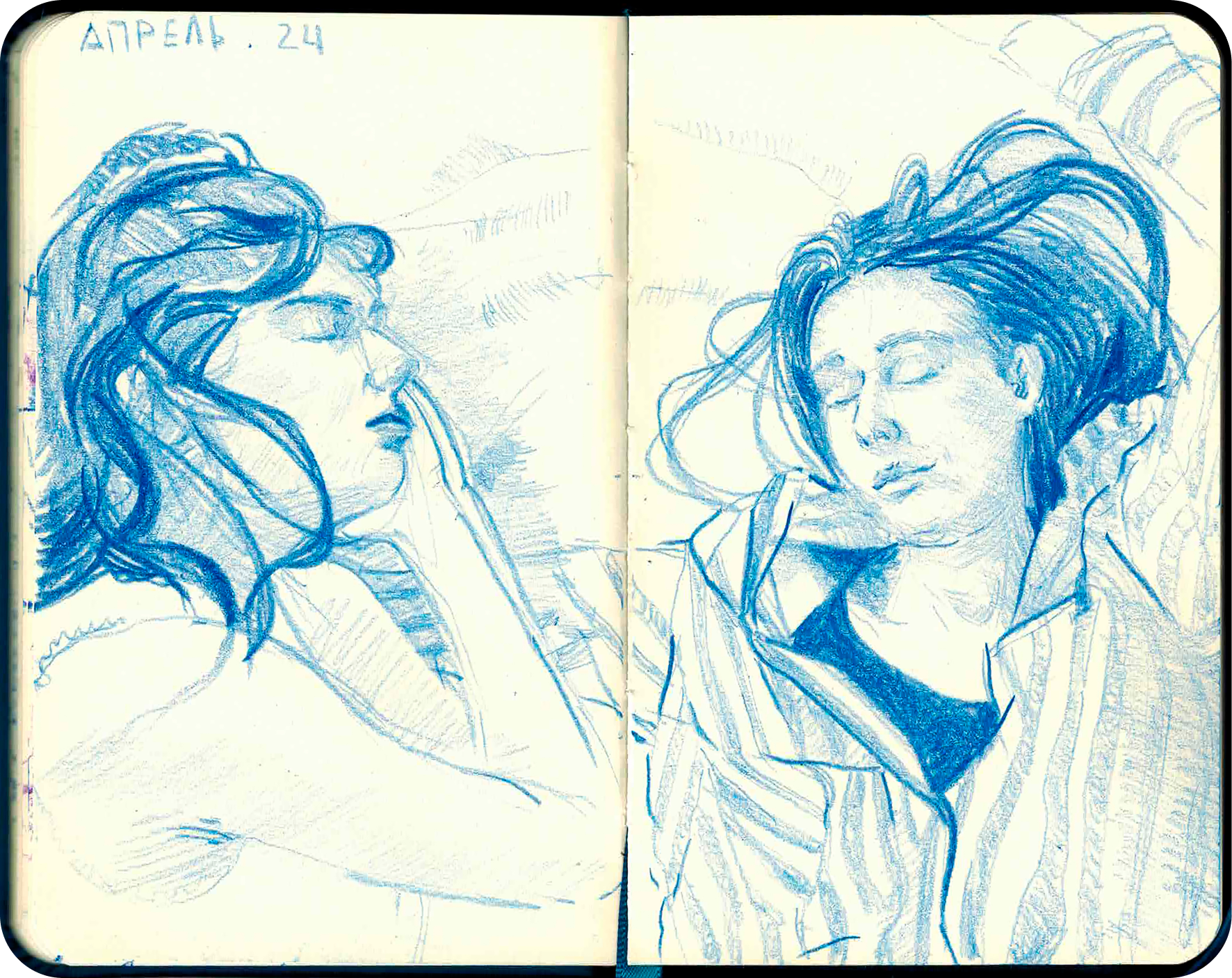 Скетчбук март-июнь 24 — Изображение №5 — Иллюстрация на Dprofile