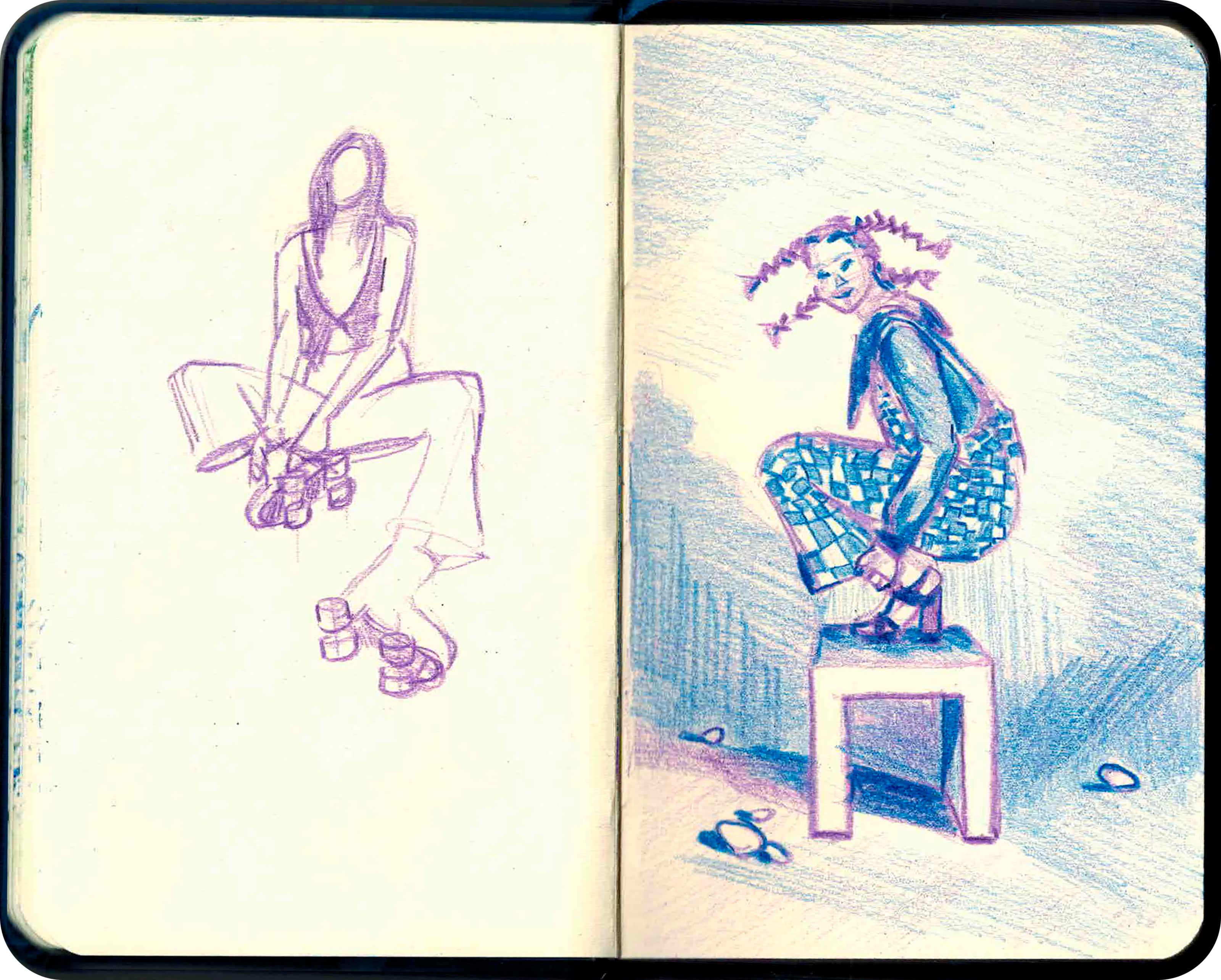 Скетчбук март-июнь 24 — Изображение №3 — Иллюстрация на Dprofile