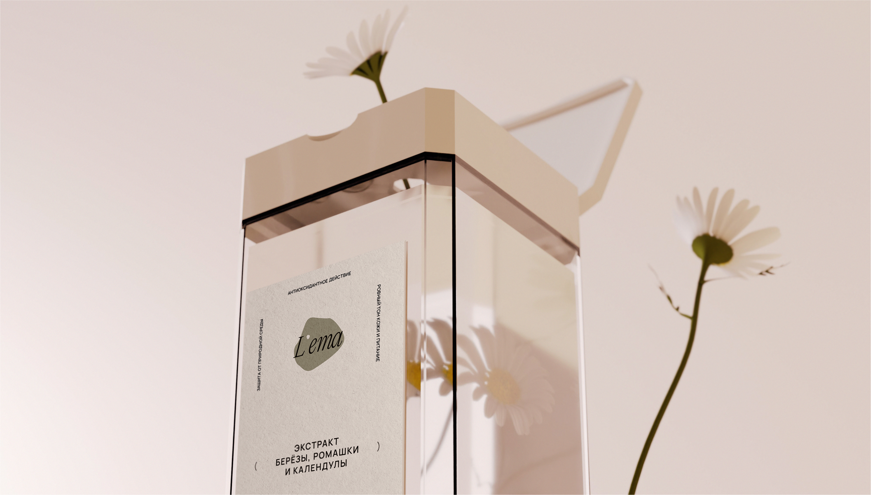 Упаковка косметики L'ema — Изображение №7 — Брендинг, 3D на Dprofile