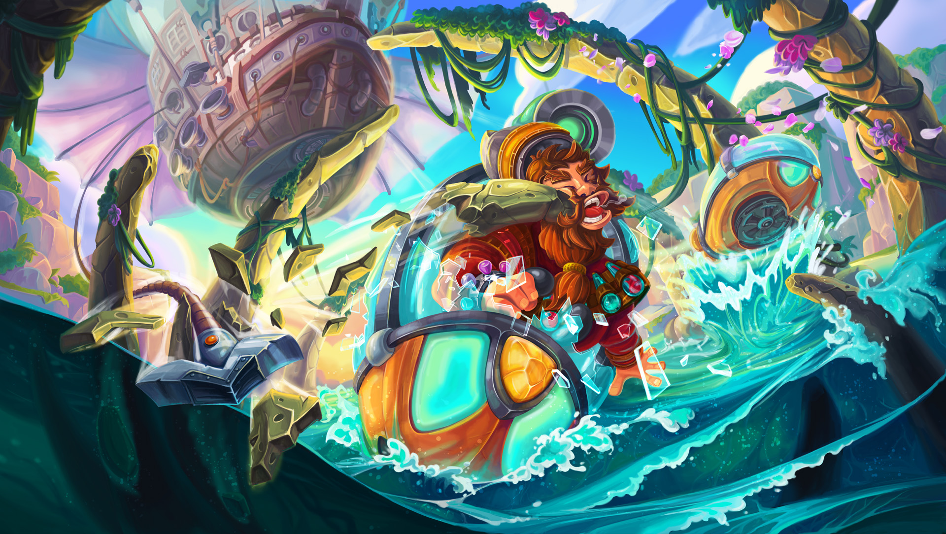 2D иллюстрация "Большая гонка" — Изображение №1 — Иллюстрация на Dprofile