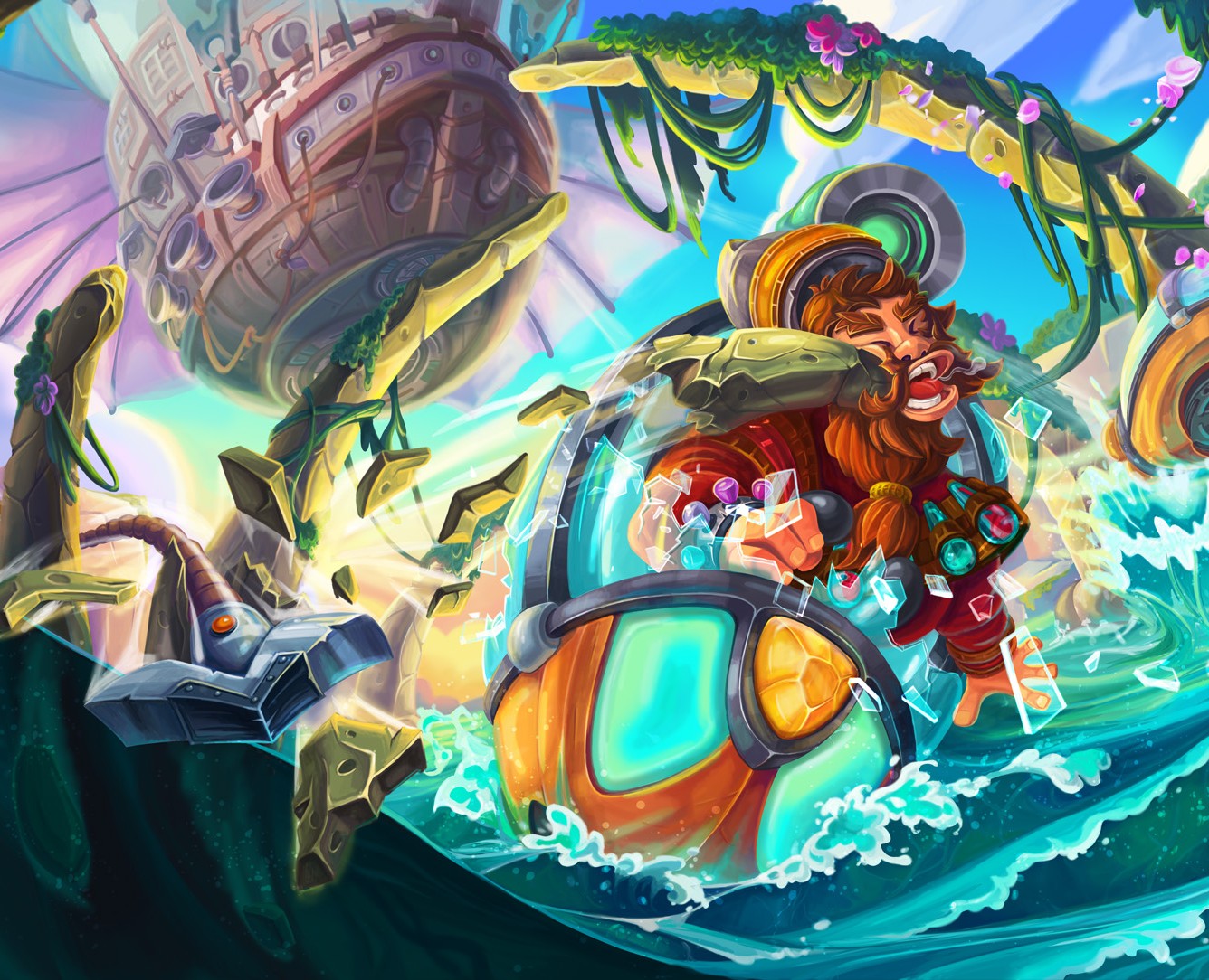 2D иллюстрация "Большая гонка" на Dprofile