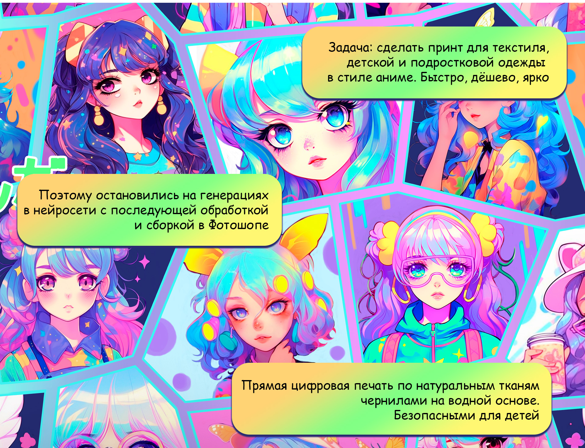 Принт (паттерн) для печати на детской одежде и текстиле — Изображение №2 — Брендинг, Иллюстрация на Dprofile