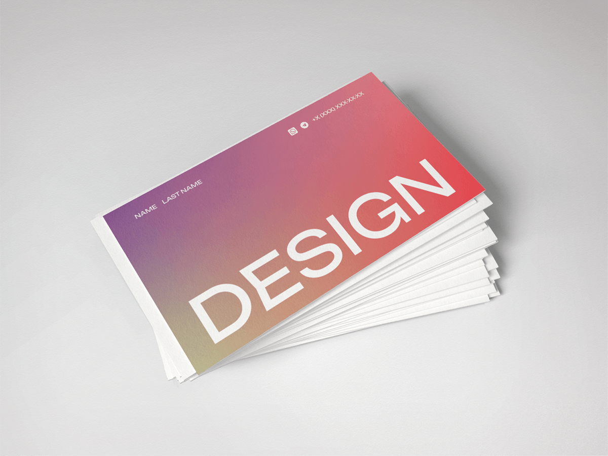 Design for bussines card | Дизайн визитки — Изображение №4 — Брендинг на Dprofile