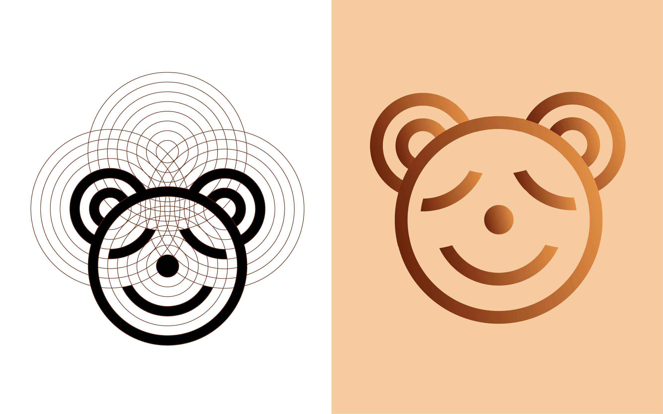 Логотип кафе Happy Bear Coffee — Изображение №3 — Брендинг на Dprofile