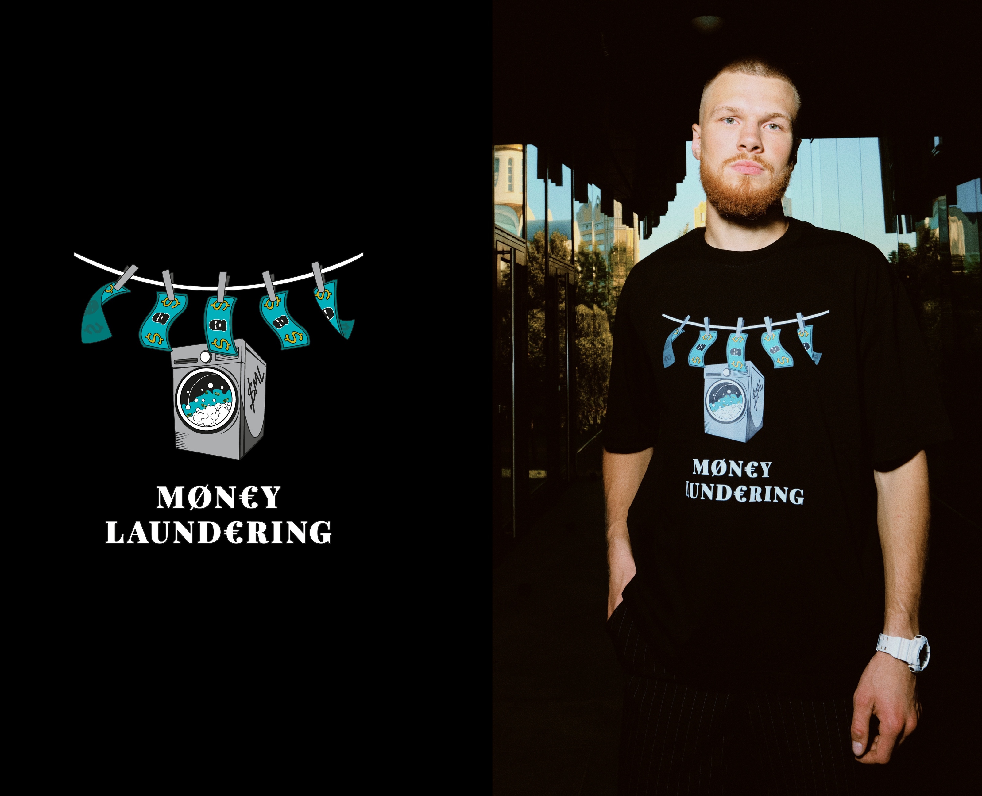 Дизайн мерча для бренда "STREET MONEY LEAGUE" — Брендинг, Иллюстрация на Dprofile