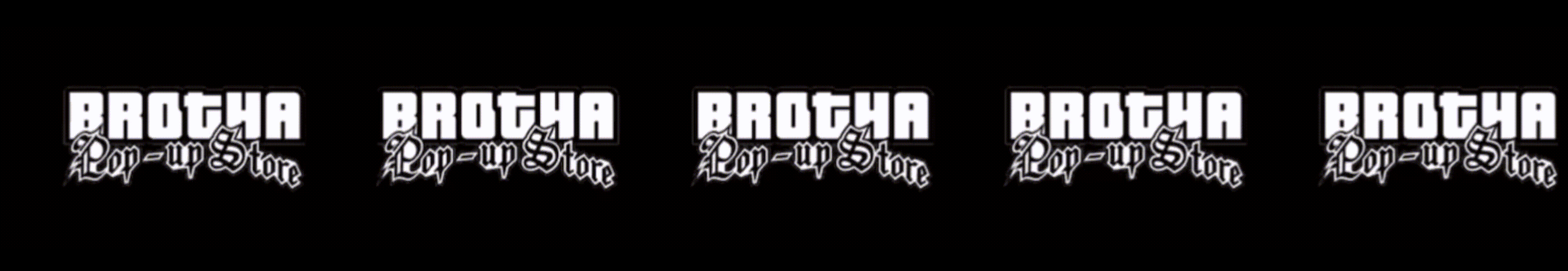 BRAND IDENTITY FOR BROTHA POP-UP STORE — Изображение №2 — Брендинг на Dprofile