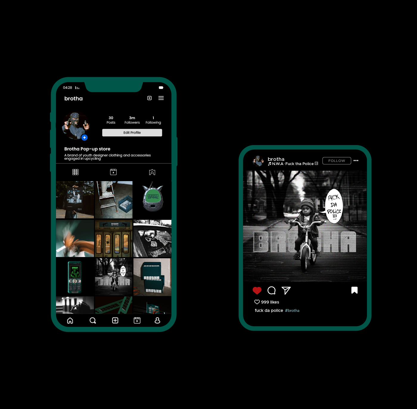 BRAND IDENTITY FOR BROTHA POP-UP STORE — Изображение №21 — Брендинг на Dprofile