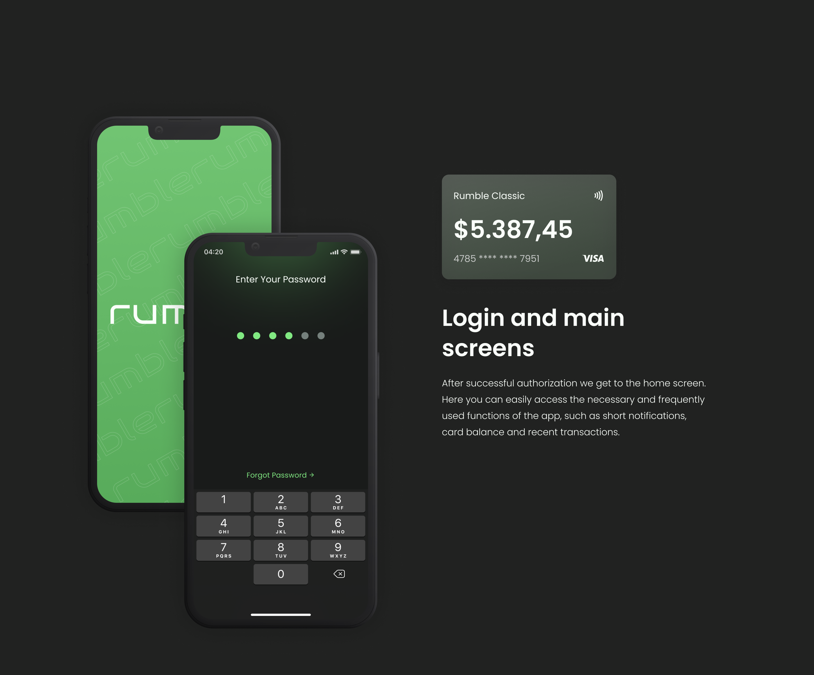 Rumble | Banking App — Изображение №5 — Интерфейсы на Dprofile