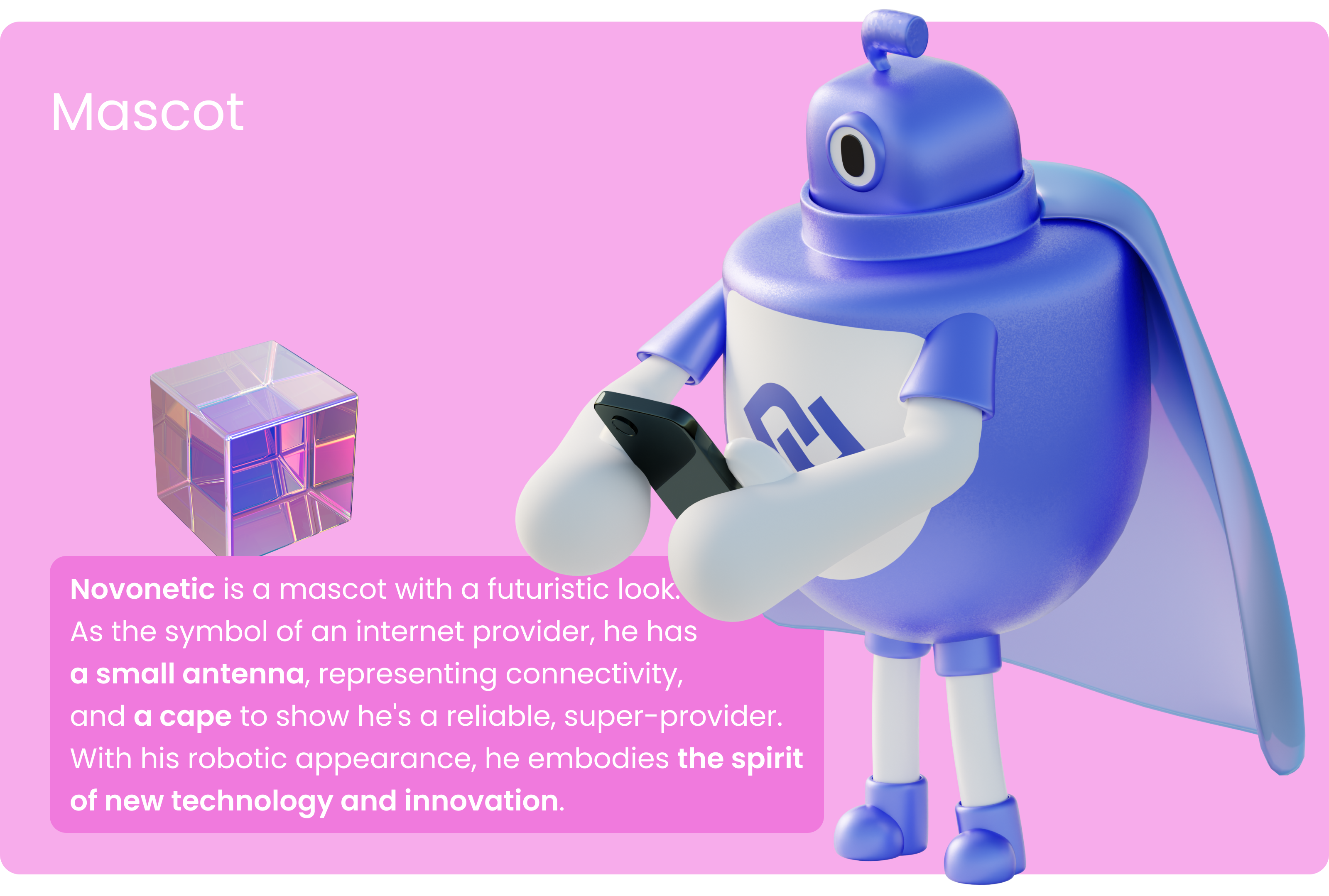 Novonet | Mascot & App Design — Изображение №7 — Интерфейсы, 3D на Dprofile