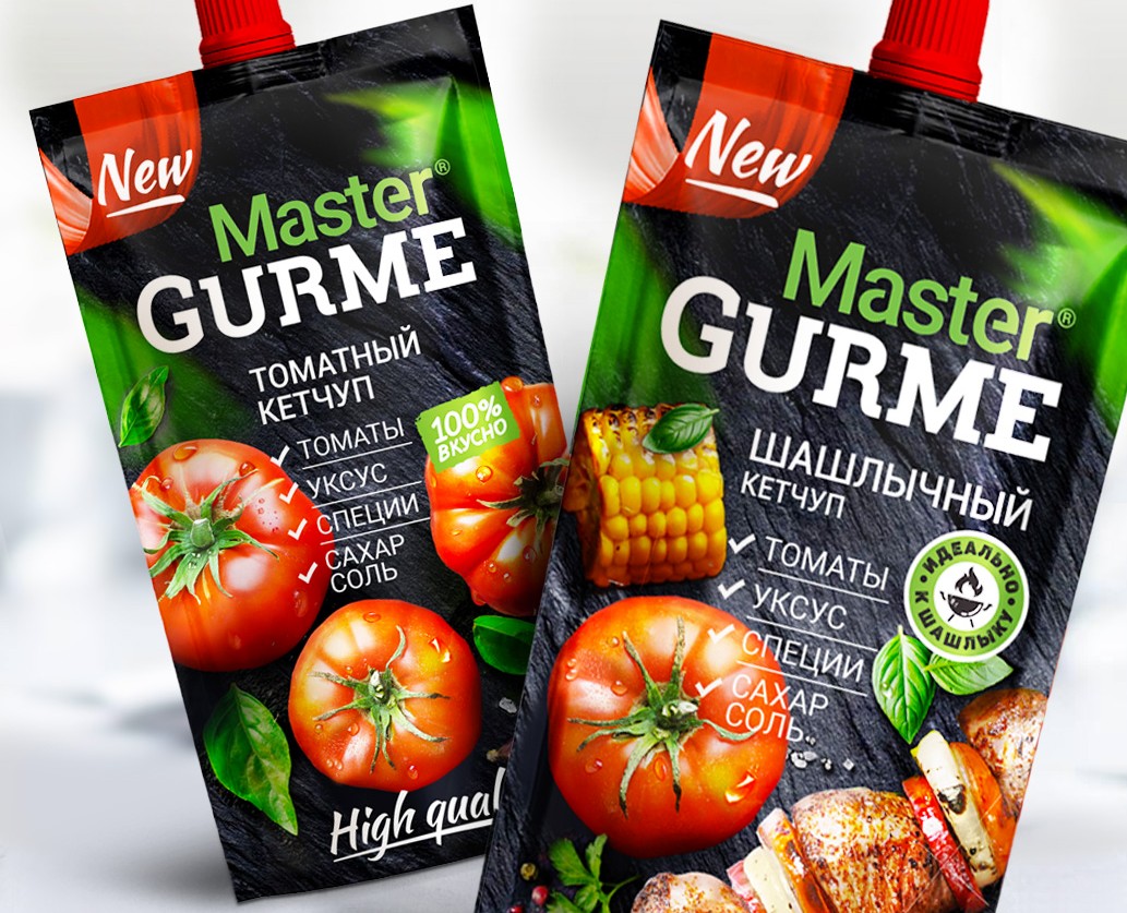 Разработка линейки кетчупов Master Gurme — Брендинг на Dprofile