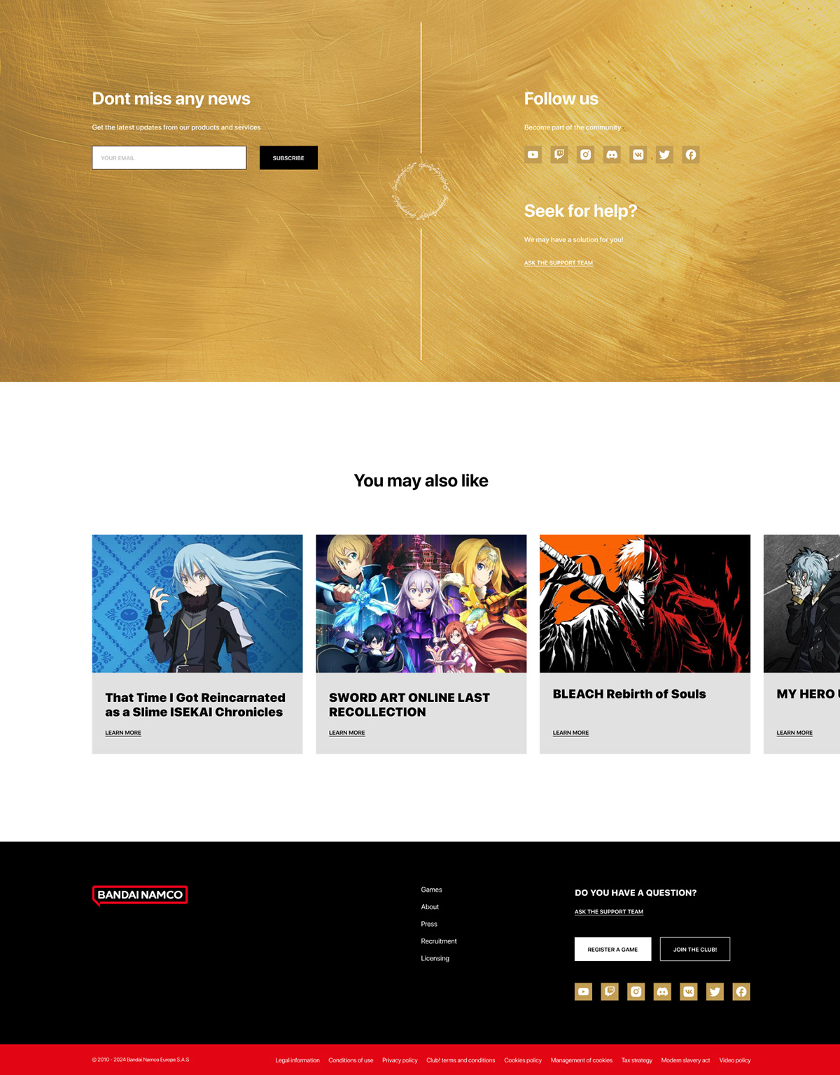 ELDEN RING Landing page Redesign Concept Concept — Изображение №10 — Интерфейсы, Графика на Dprofile