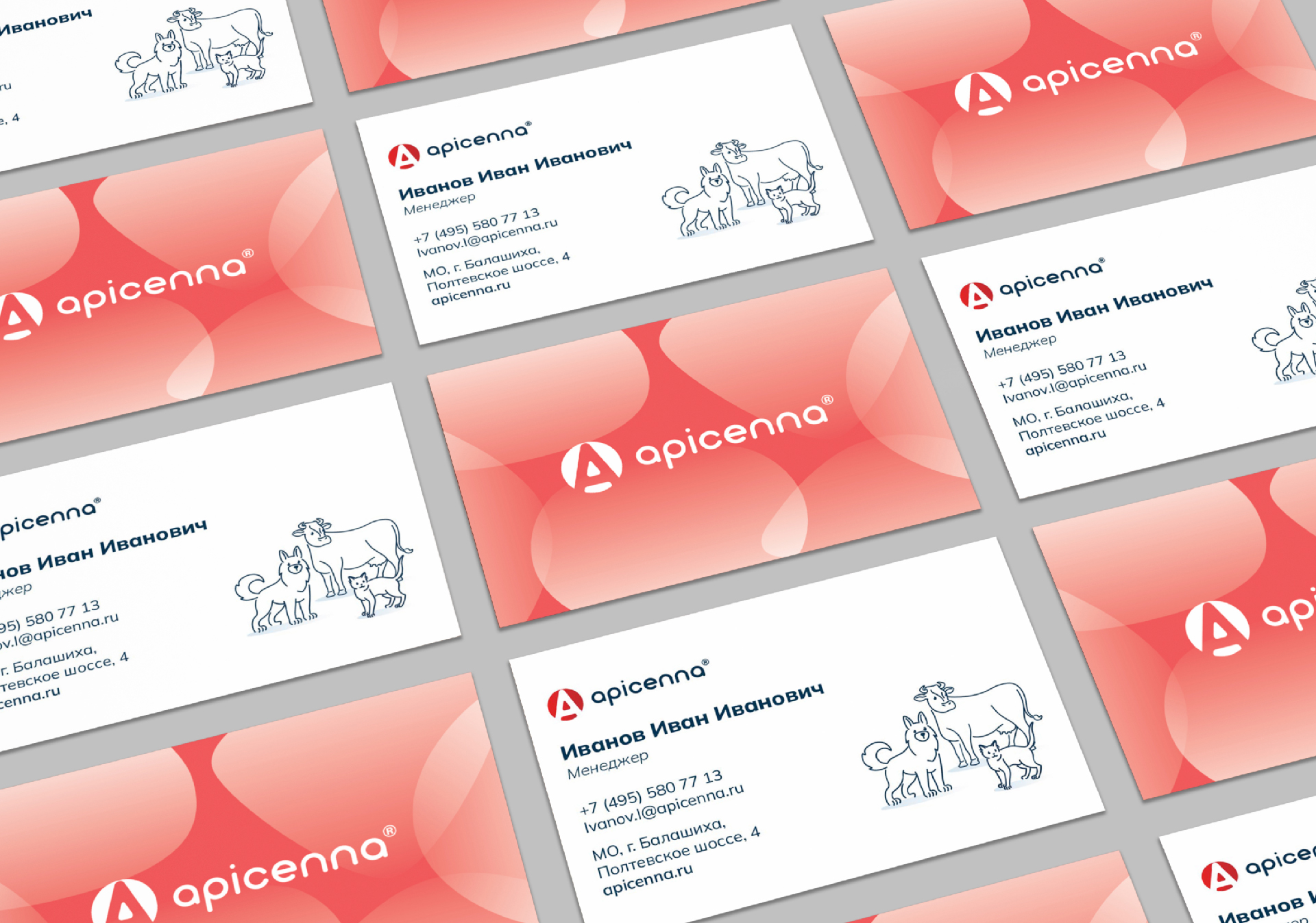 APICENNA — Изображение №6 — Брендинг, Анимация на Dprofile