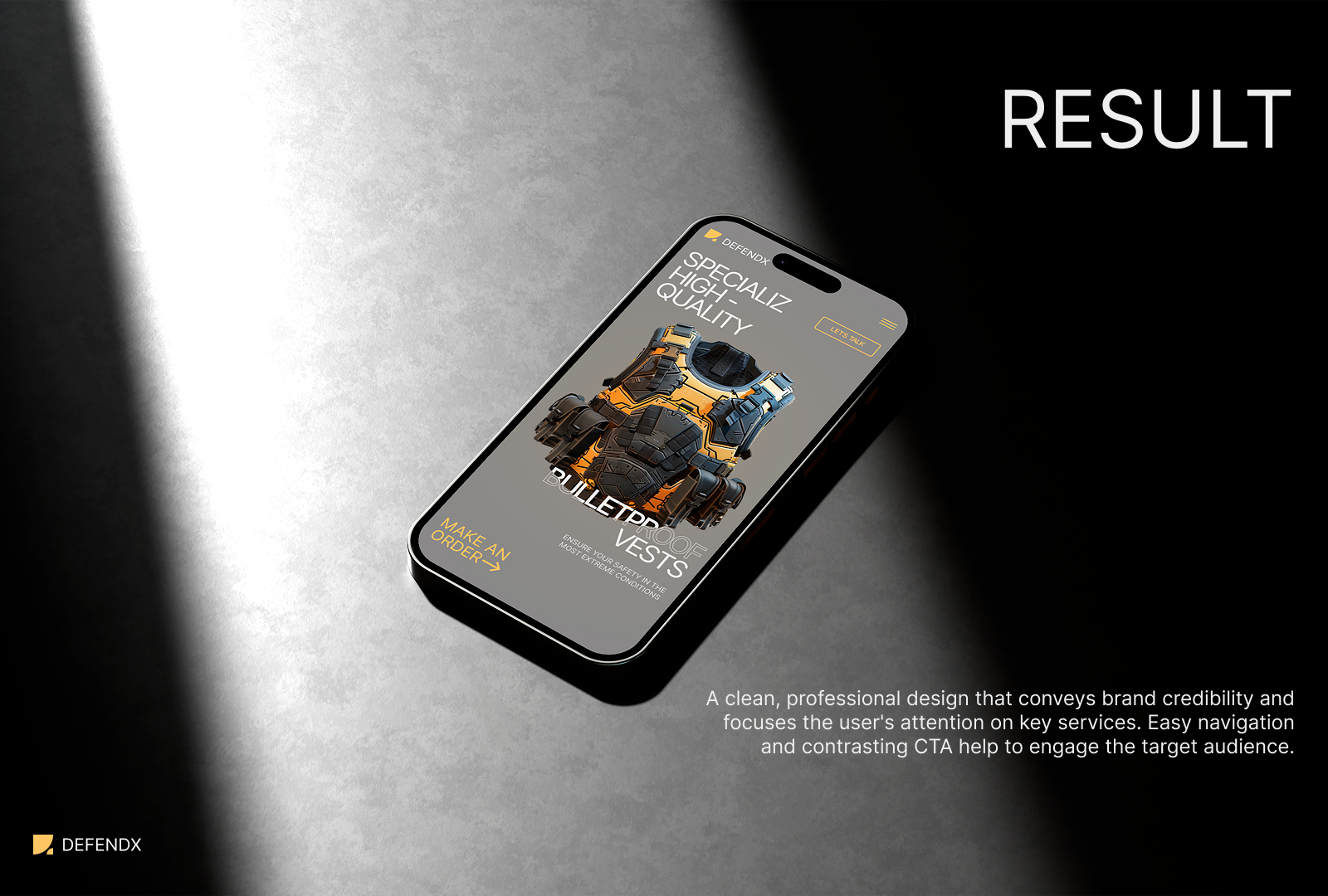 Учебный проект DefendX — Изображение №5 — Интерфейсы на Dprofile