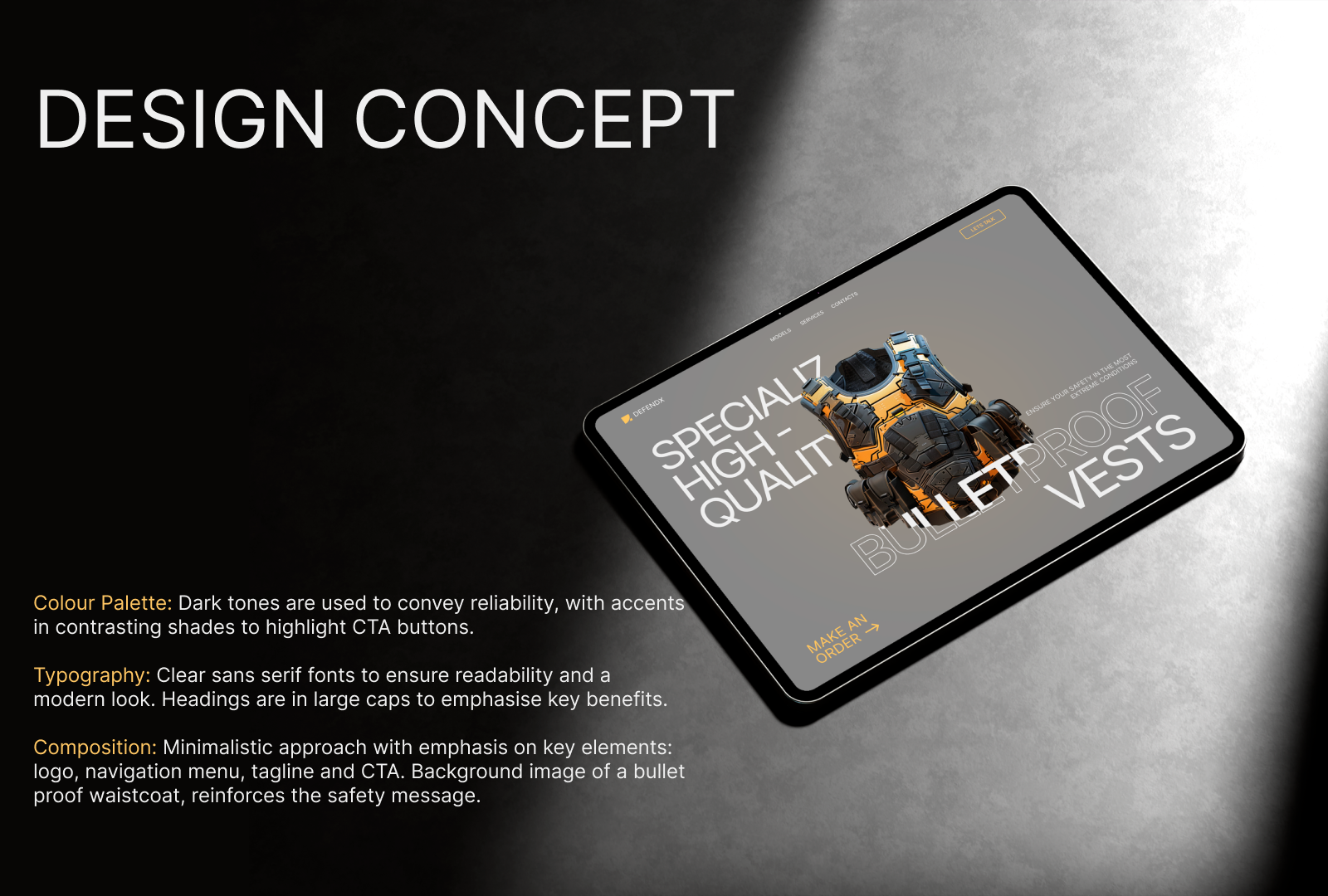 Учебный проект DefendX — Изображение №3 — Интерфейсы на Dprofile