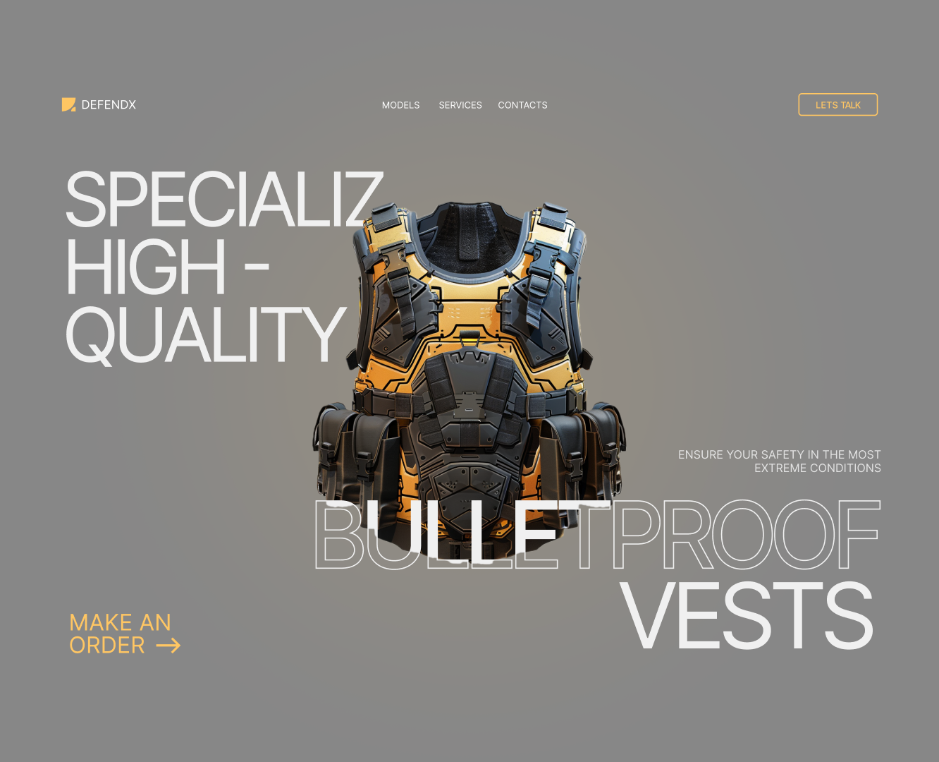 Учебный проект DefendX — Интерфейсы на Dprofile