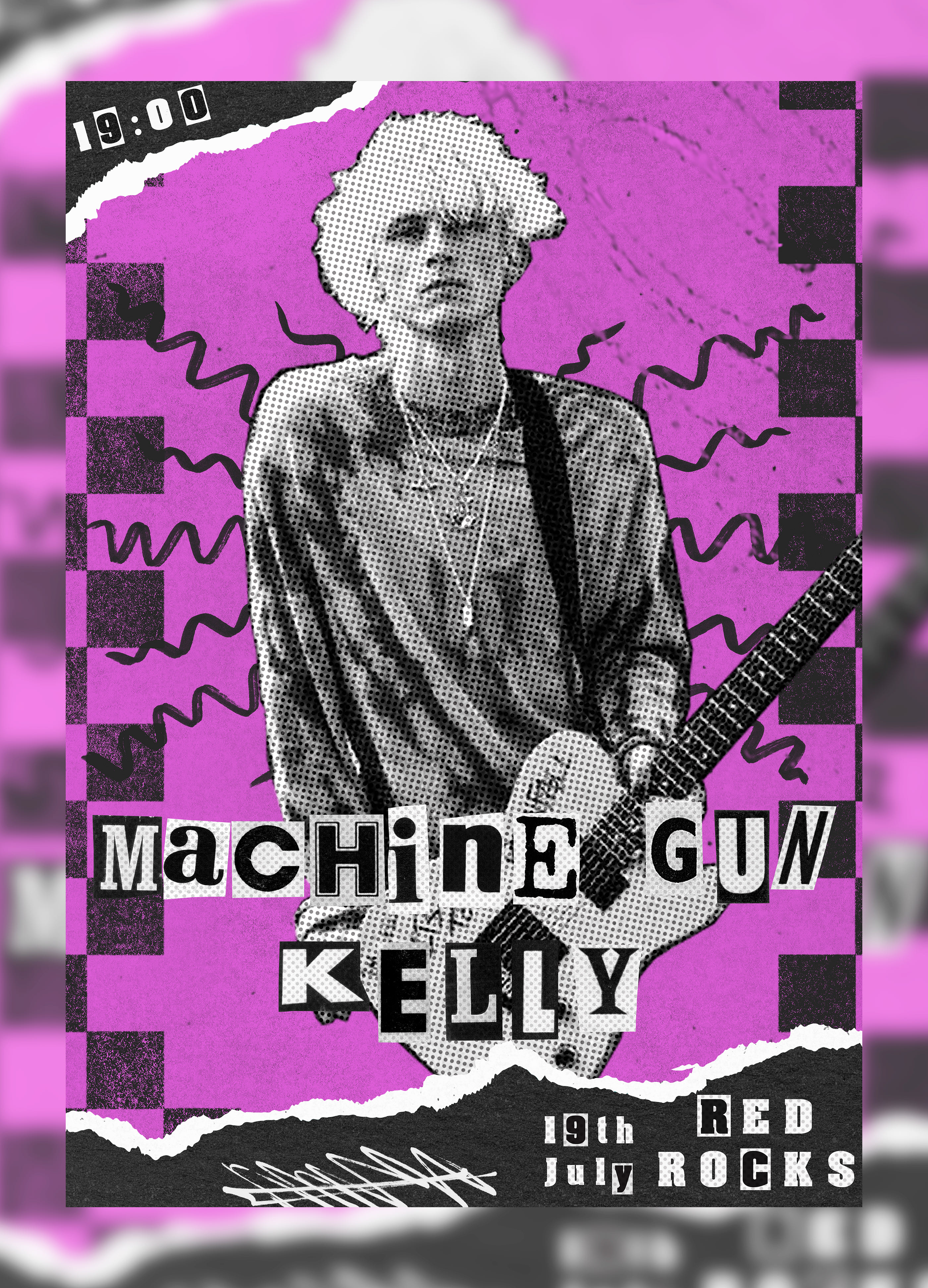 Machine Gun Kelly poster concept — Изображение №4 — Брендинг, Графика на Dprofile