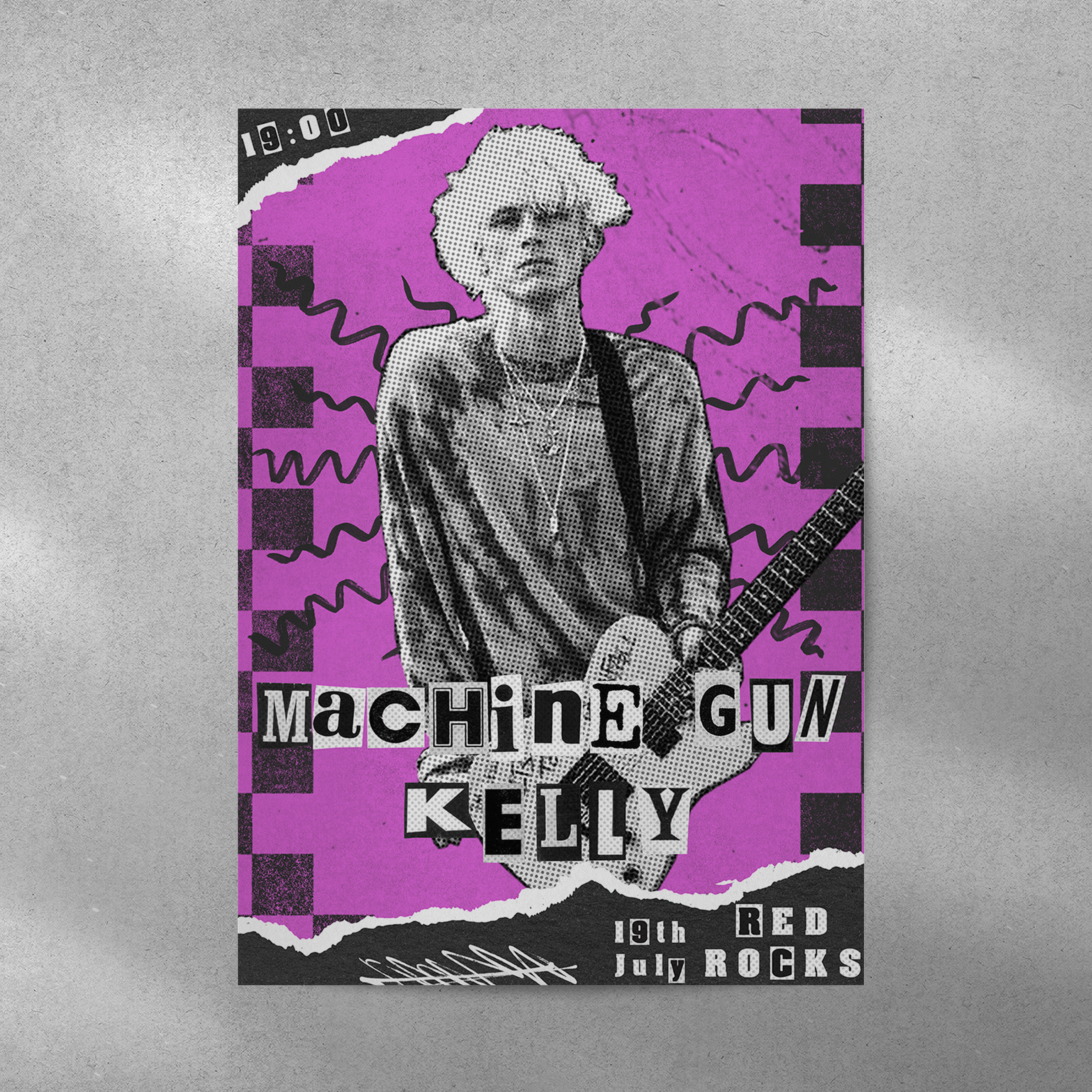 Machine Gun Kelly poster concept — Изображение №1 — Брендинг, Графика на Dprofile