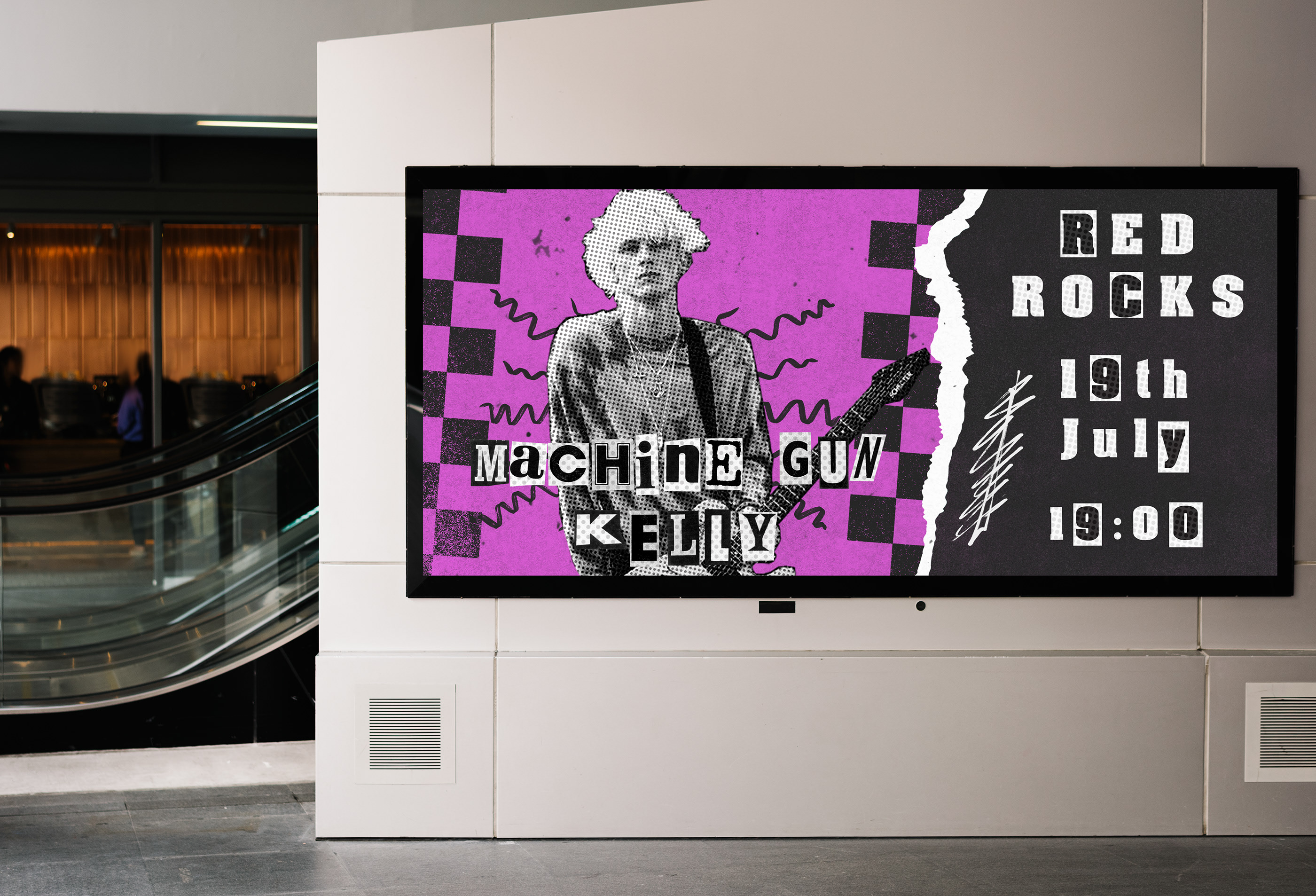 Machine Gun Kelly poster concept — Изображение №3 — Брендинг, Графика на Dprofile