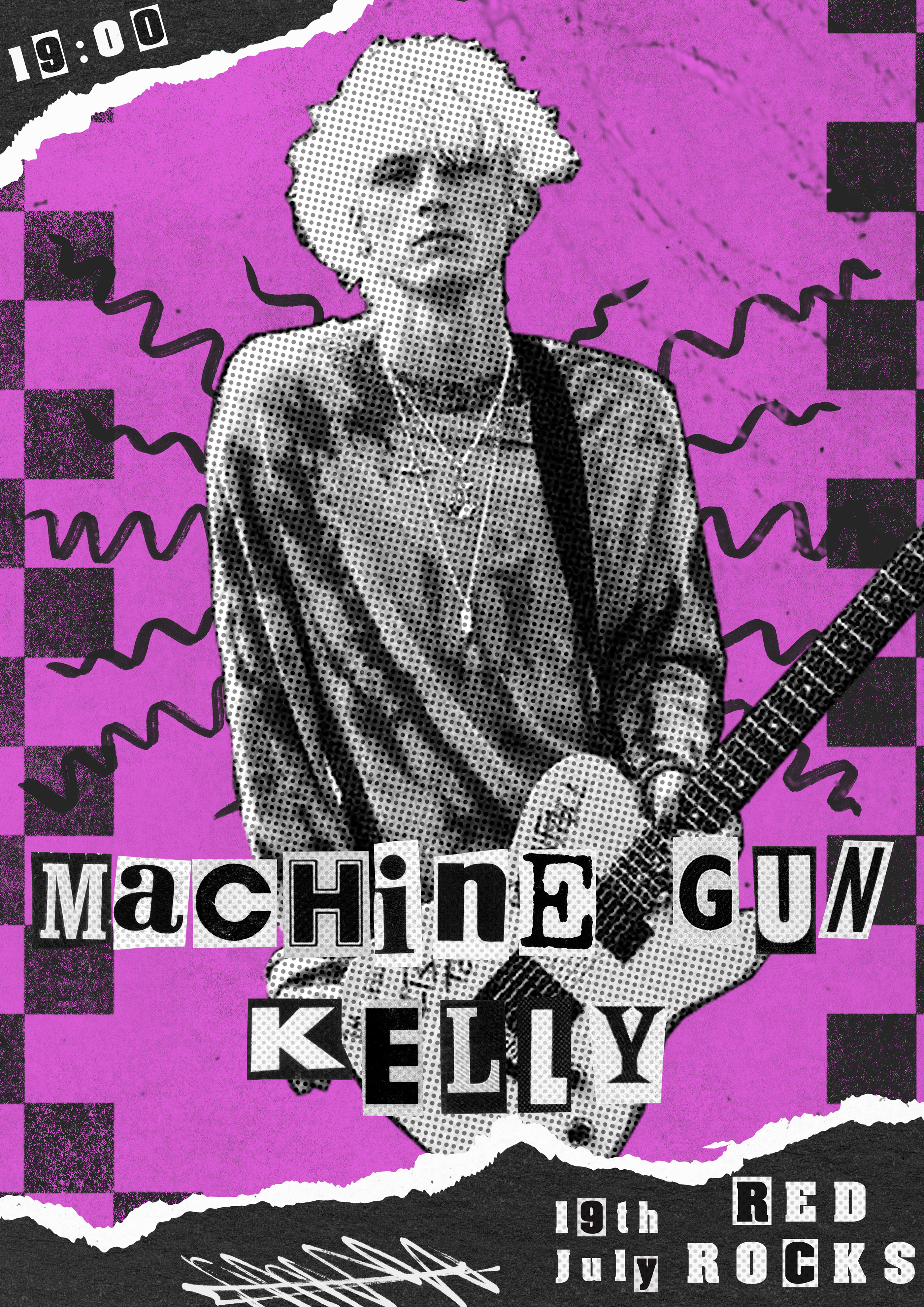 Machine Gun Kelly poster concept — Изображение №2 — Брендинг, Графика на Dprofile
