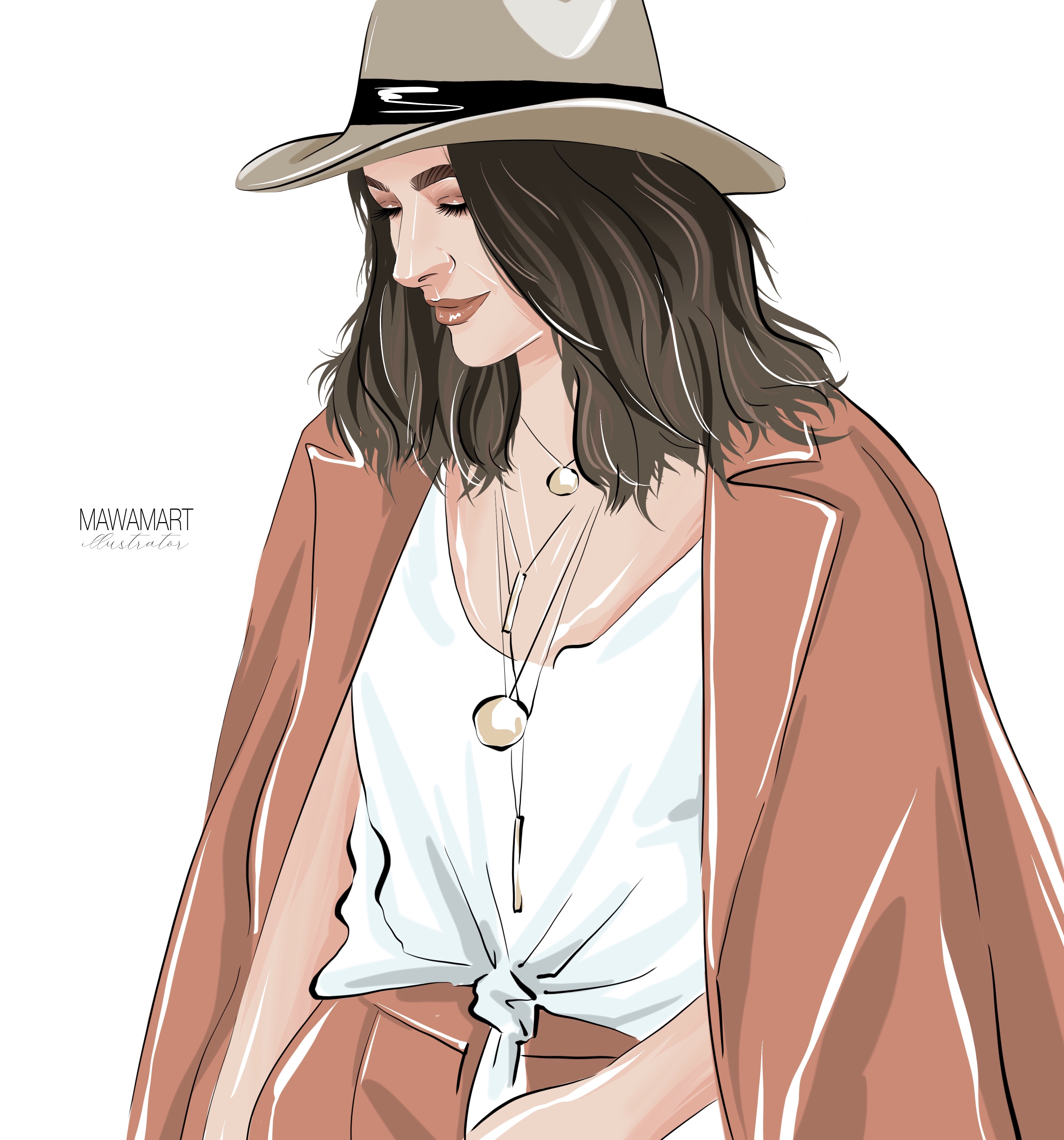 Fashion портреты — Изображение №2 — Иллюстрация, Графика на Dprofile