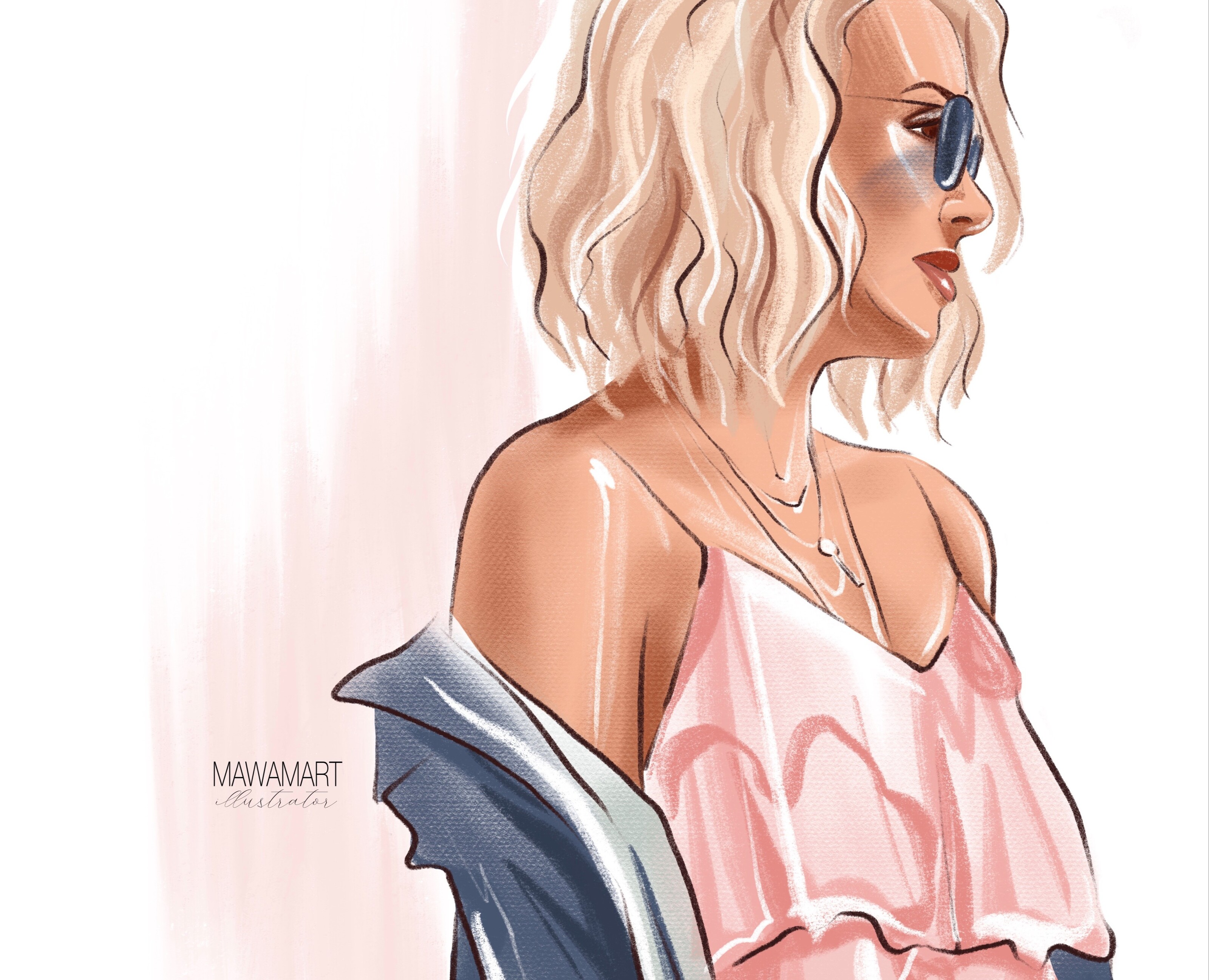 Fashion sketch — Иллюстрация, Графика на Dprofile