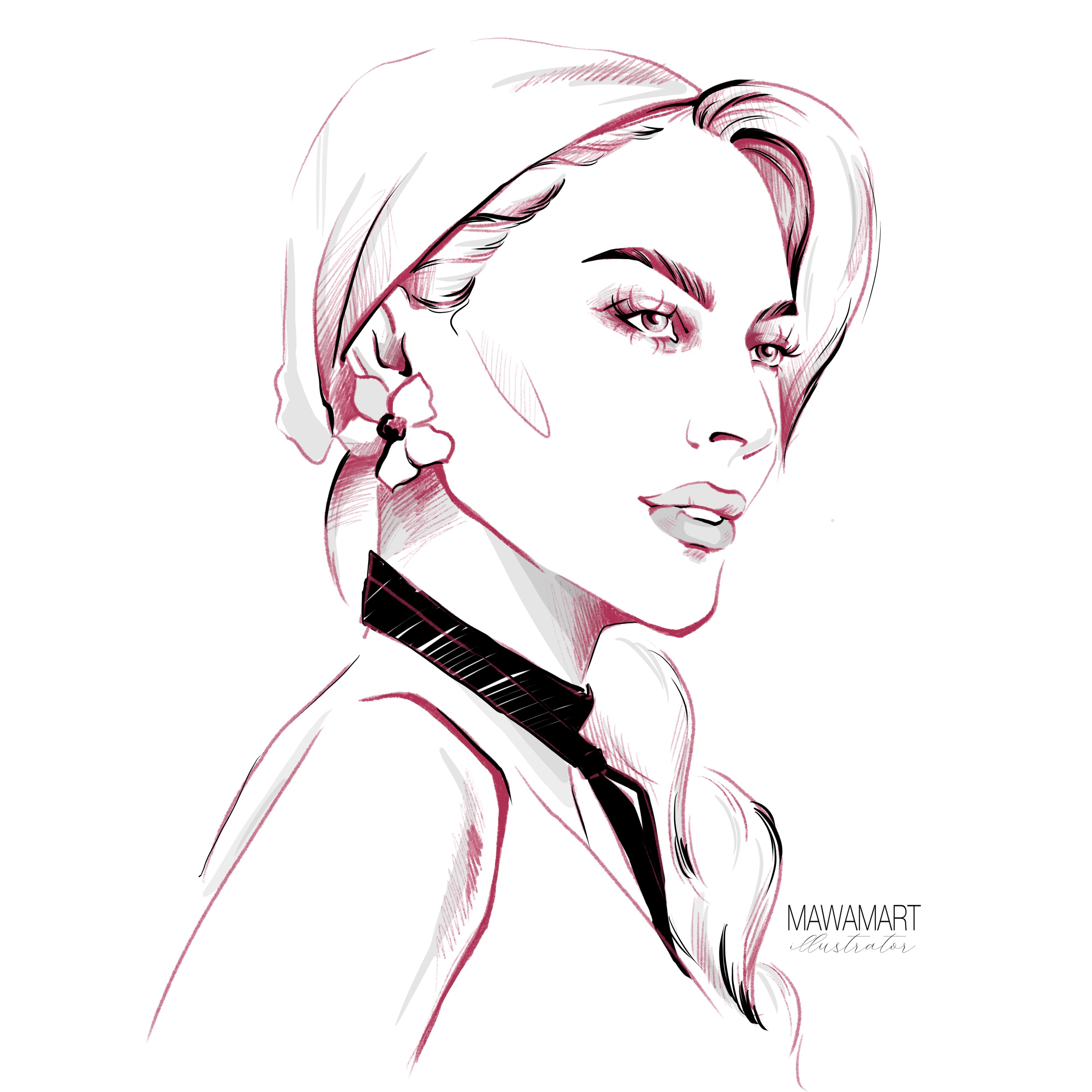 Fashion sketch — Изображение №6 — Иллюстрация, Графика на Dprofile